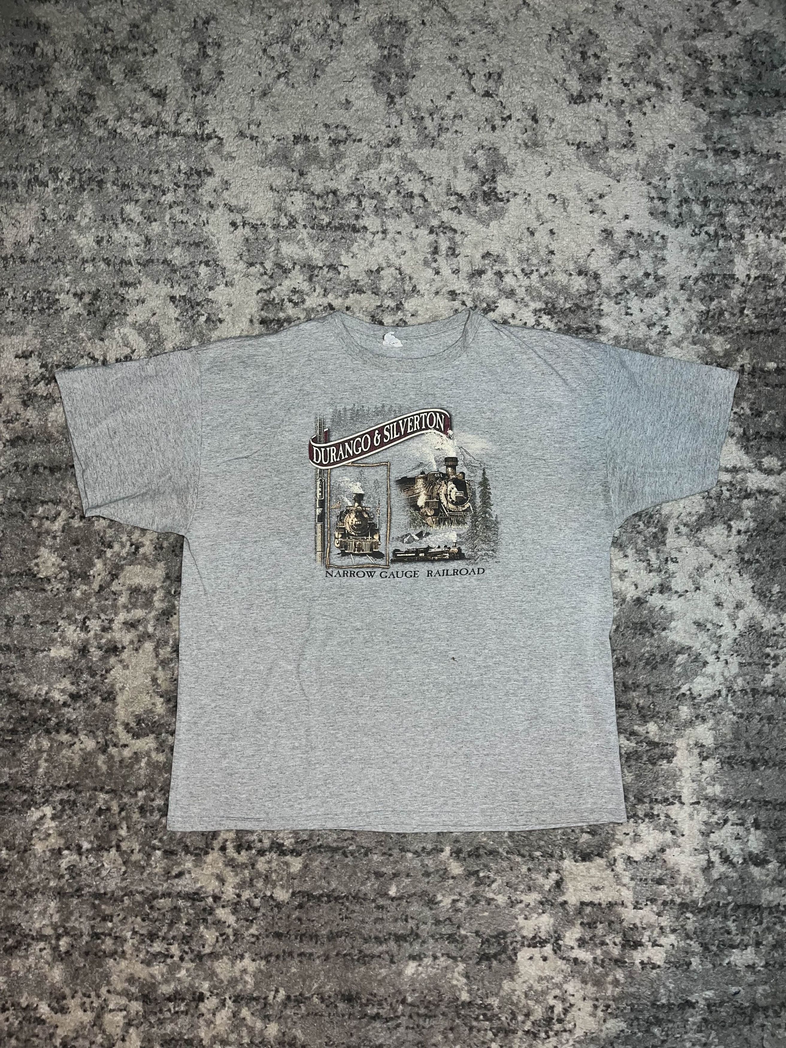 Vintage Y2K Ultra-Boxy Durango and Silverton Railroad Graphic Shirt Size US XL / EU 56 / 4 - 1 Thumbnail