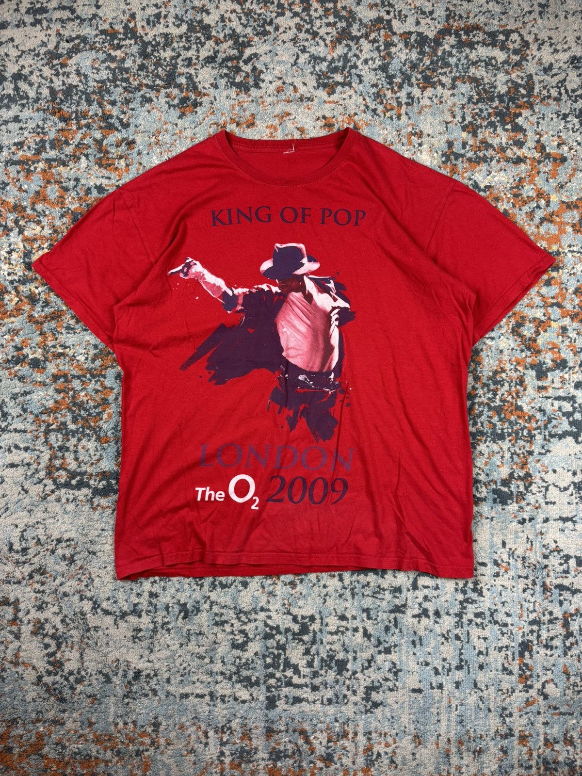 Band Tees Rare! 2009 Last concert of Michael Jackson London O2 tee Size US XL / EU 56 / 4 - 1 Thumbnail