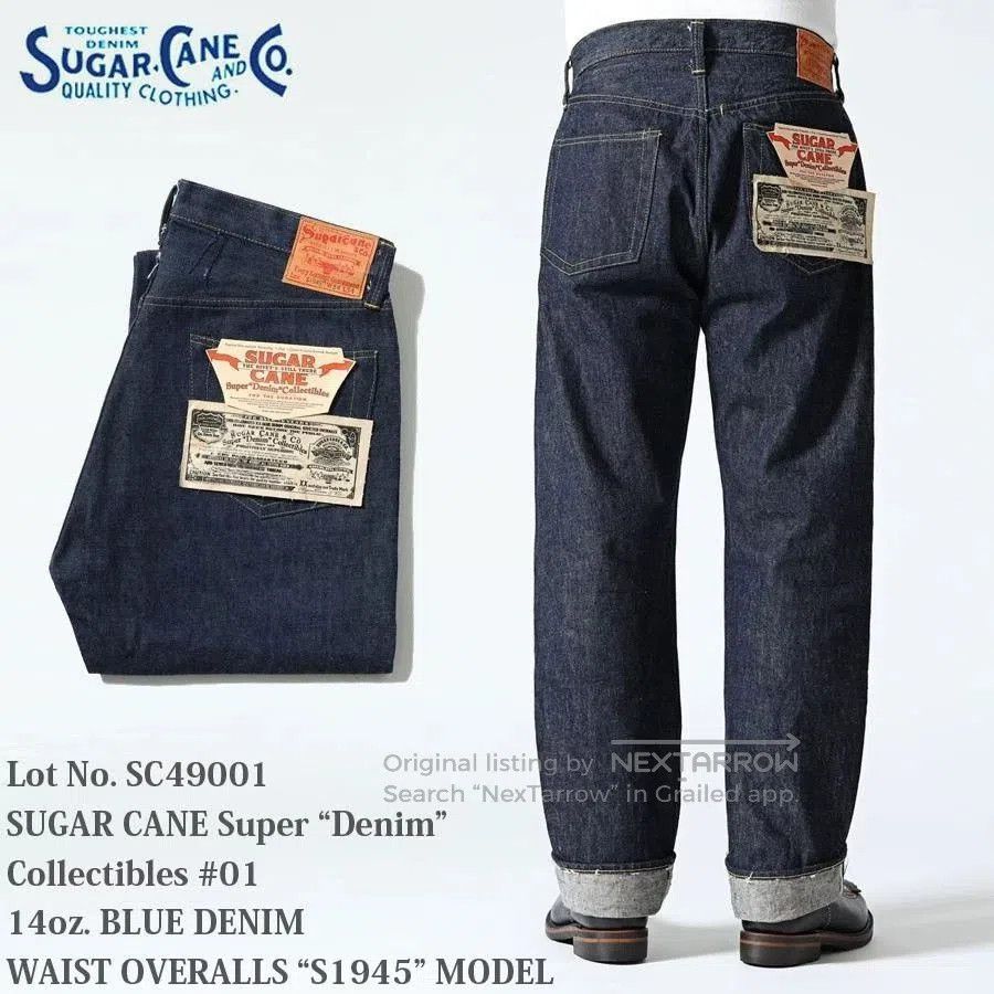 Sugar Cane Sugar Cane 1945 Straight Denim Jeans. Size US 34 / EU 50 - 7 Thumbnail