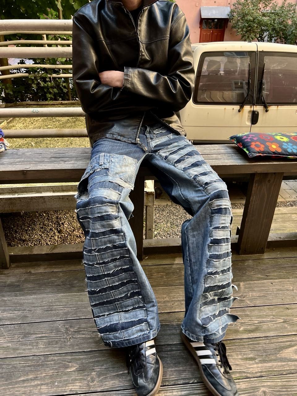 If Six Was Nine Vintage Rick Owens Junya Watanabe Style Baggy Jeans Size US 32 / EU 48 - 4 Thumbnail