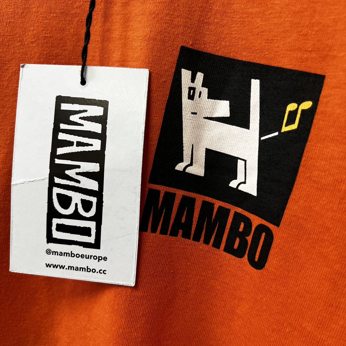 Japanese Brand × Mambo Vintage NEW Mambo Dog Graphic Tee T-Shirt NWT y2k men’s Size US L / EU 52-54 / 3 - 15 Thumbnail