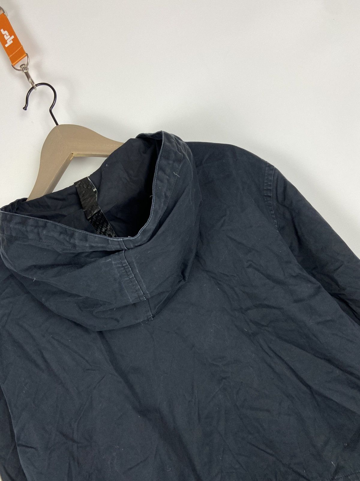 A.P.C. × Designer A.P.C. Navy Dark/Blue Faded Hooded Cliff Parka Mens Jacket Size US XXL / EU 58 / 5 - 23 Thumbnail
