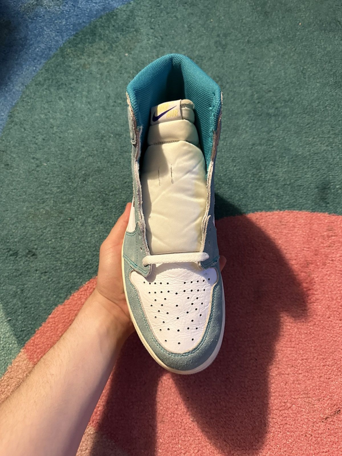 Jordan Brand Air Jordan 1 Retro High OG Turbo Green Size US 11.5 / EU 44-45 - 3 Thumbnail