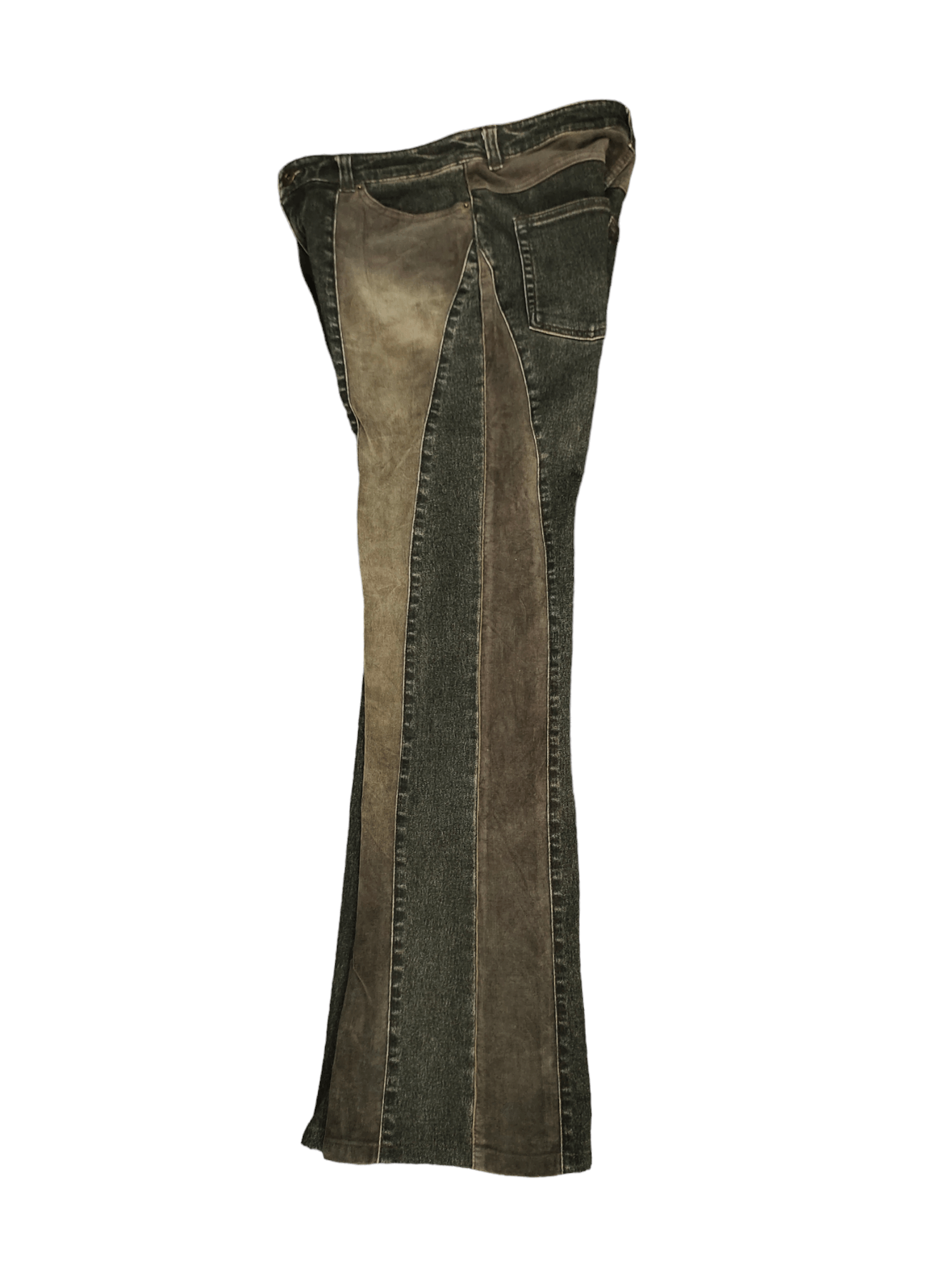 Le Grande Bleu (L.G.B.) Flare Jeans Passionate Two Tone Boot Cut Y2k Lgb Size US 28 / EU 44 - 19 Thumbnail