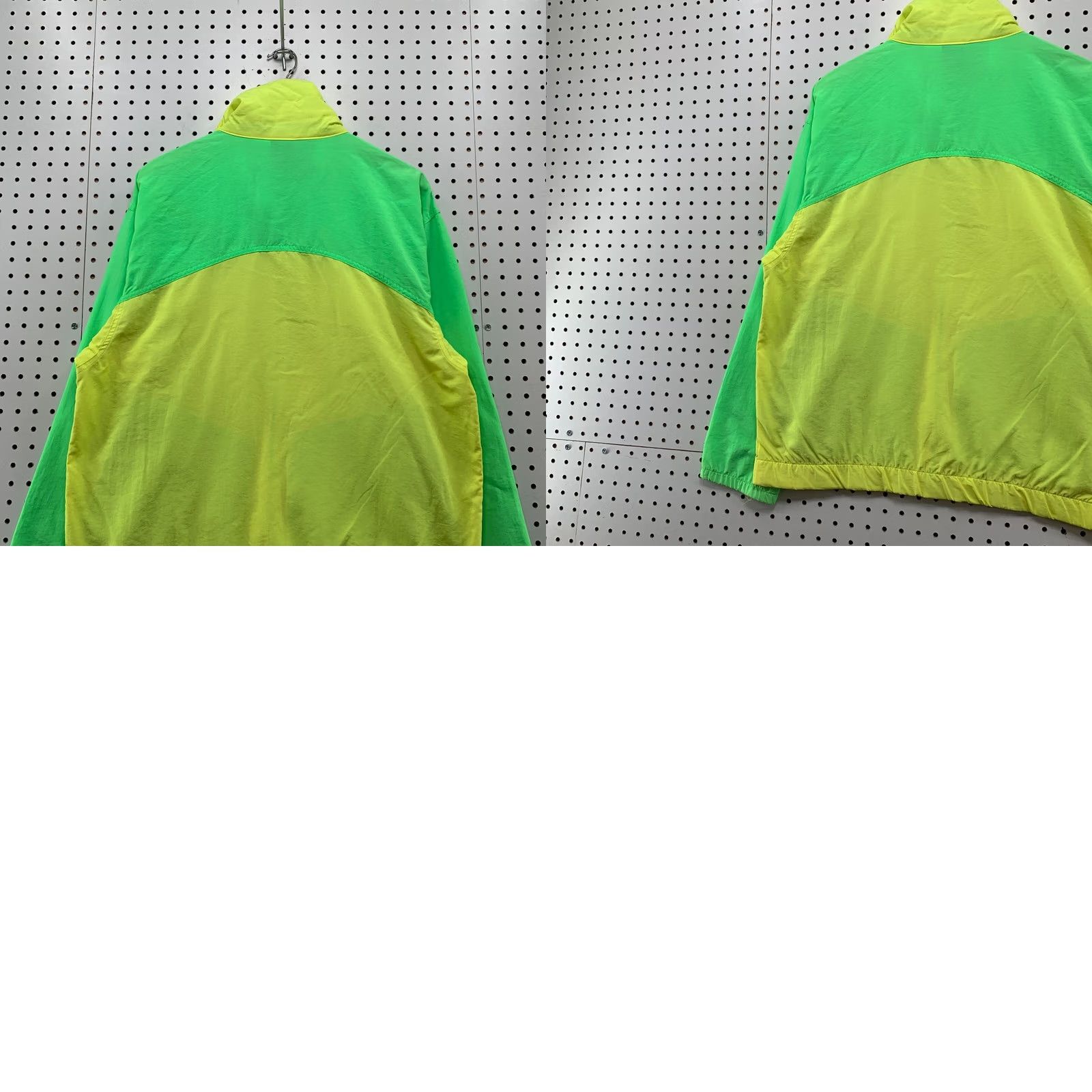 Nike Vintage NIKE Jacket Mens Medium Green Yellow 90s Aqua Gear Windbreaker Zip Size US M / EU 48-50 / 2 - 10 Thumbnail