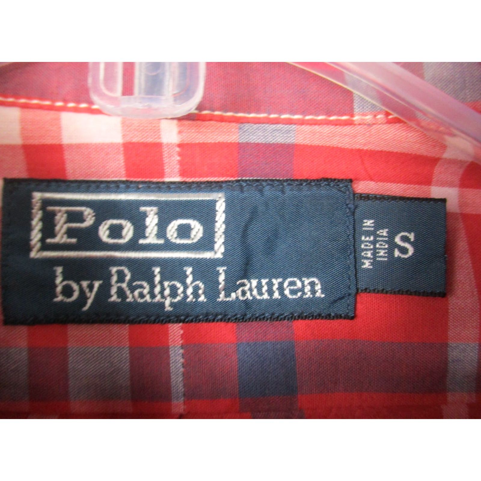 Polo Ralph Lauren VINTAGE Polo Ralph Lauren Shirt Small Red Plaid Western Shoulder Straps Size US S / EU 44-46 / 1 - 4 Thumbnail