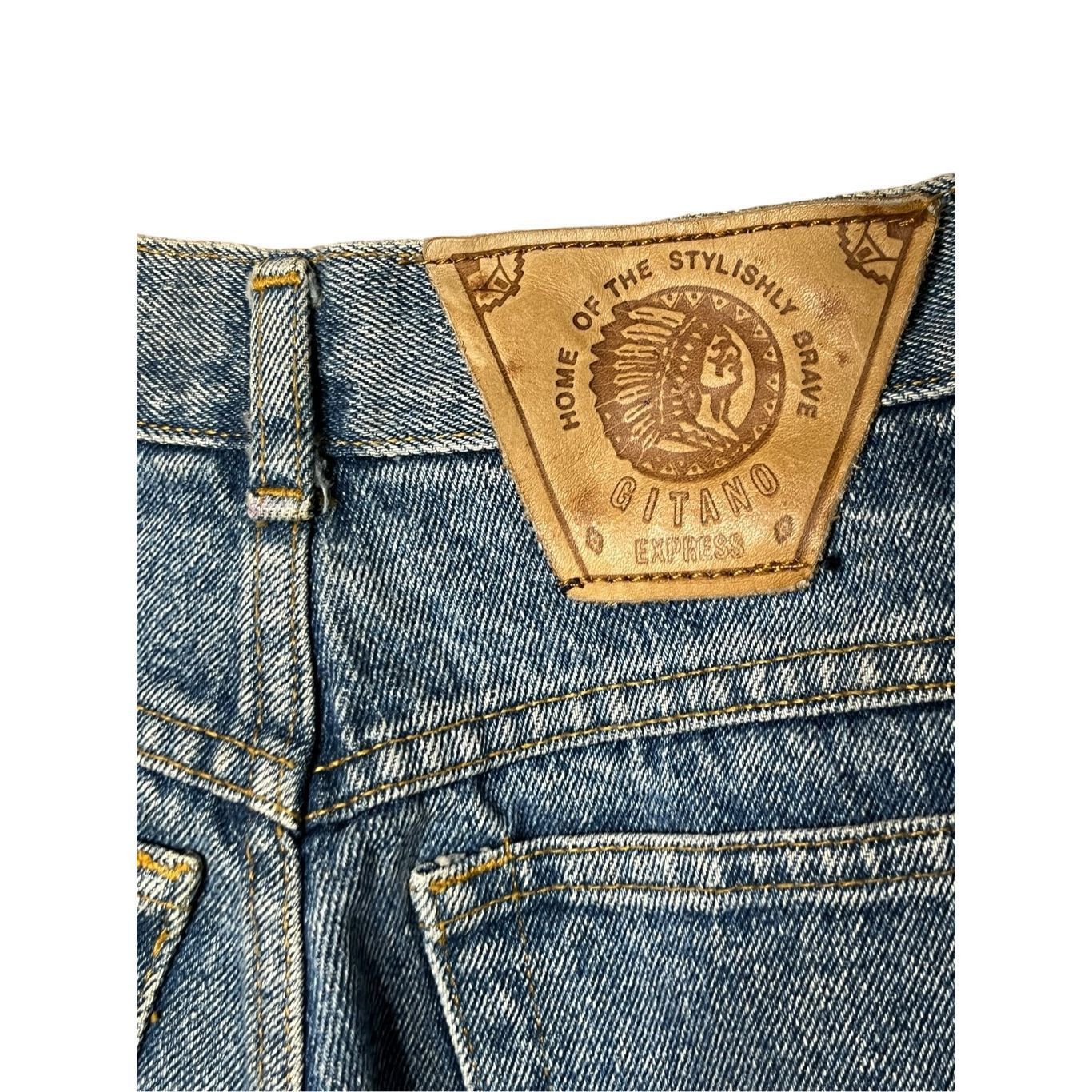 Other Vintage Gitano Express 80s 90s High Rise Straight Leg Jeans Size 27" / US 4 / IT 40 - 6 Thumbnail