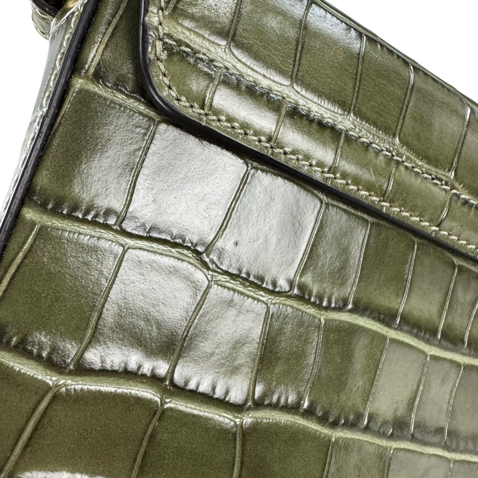 Chloe Chloe Crocodile Embossed Mini C Two Way Bag Size ONE SIZE - 14 Thumbnail