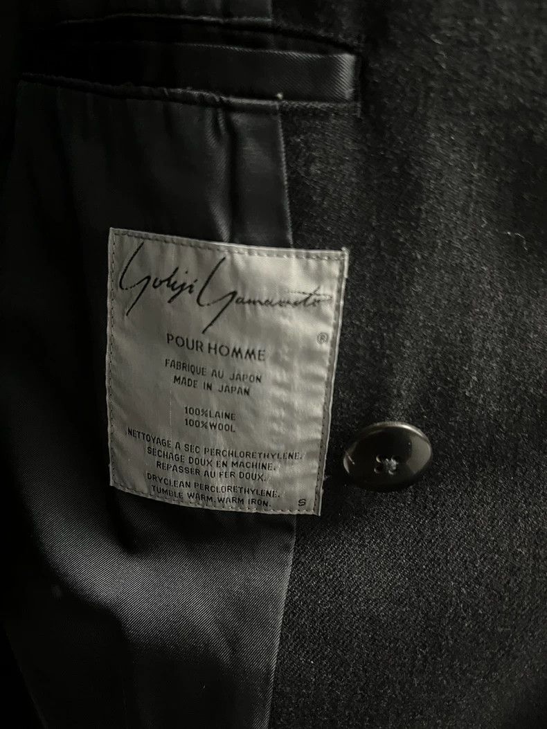 Yohji Yamamoto Yohji Yamamoto size s 88aw Aristocratic Double Breasted Wid Size 36R - 6 Thumbnail