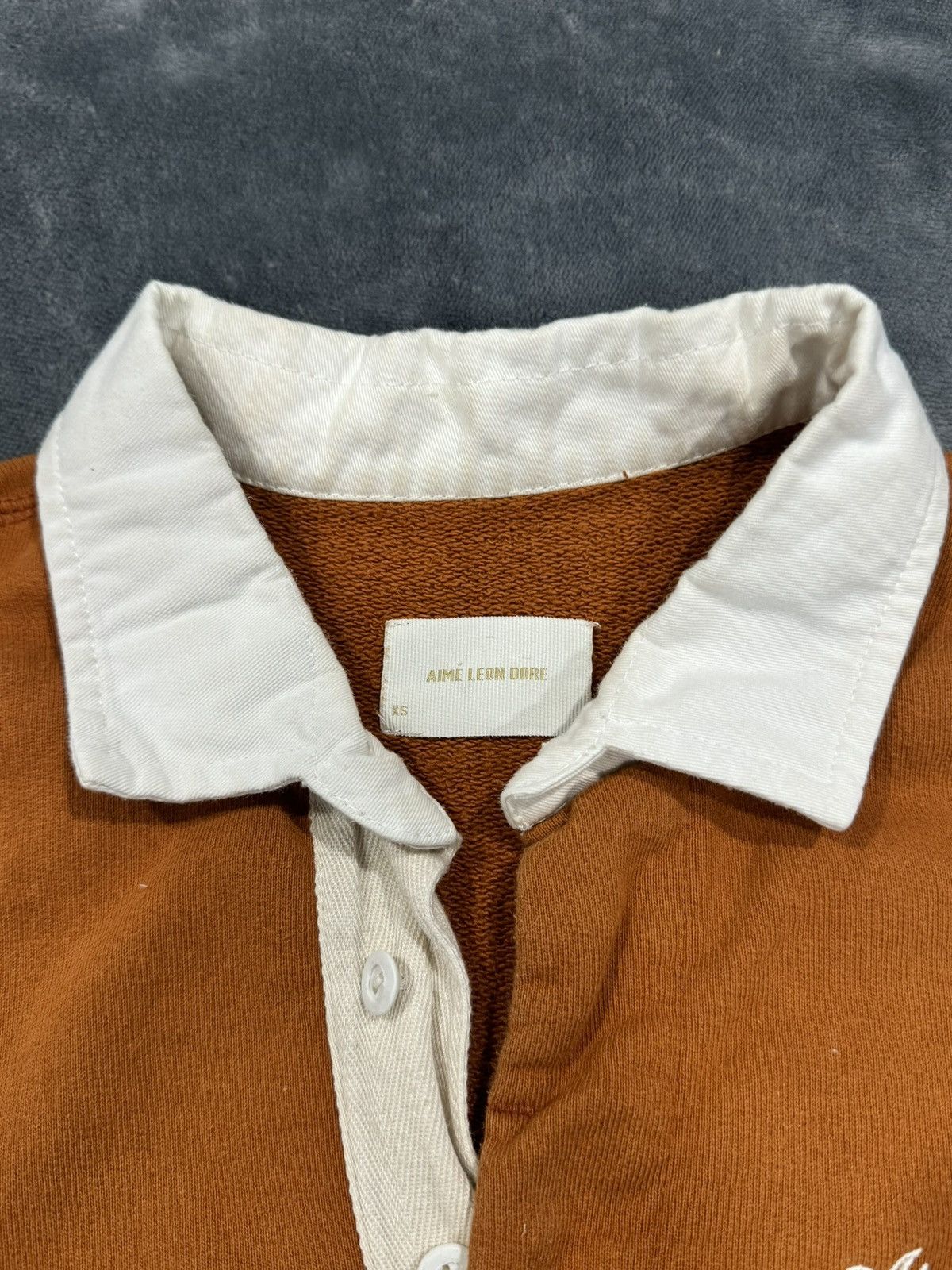 Aime Leon Dore Aime Leon Dore Vintage Rugby in Chestnut RARE Size US XS / EU 42 / 0 - 5 Thumbnail