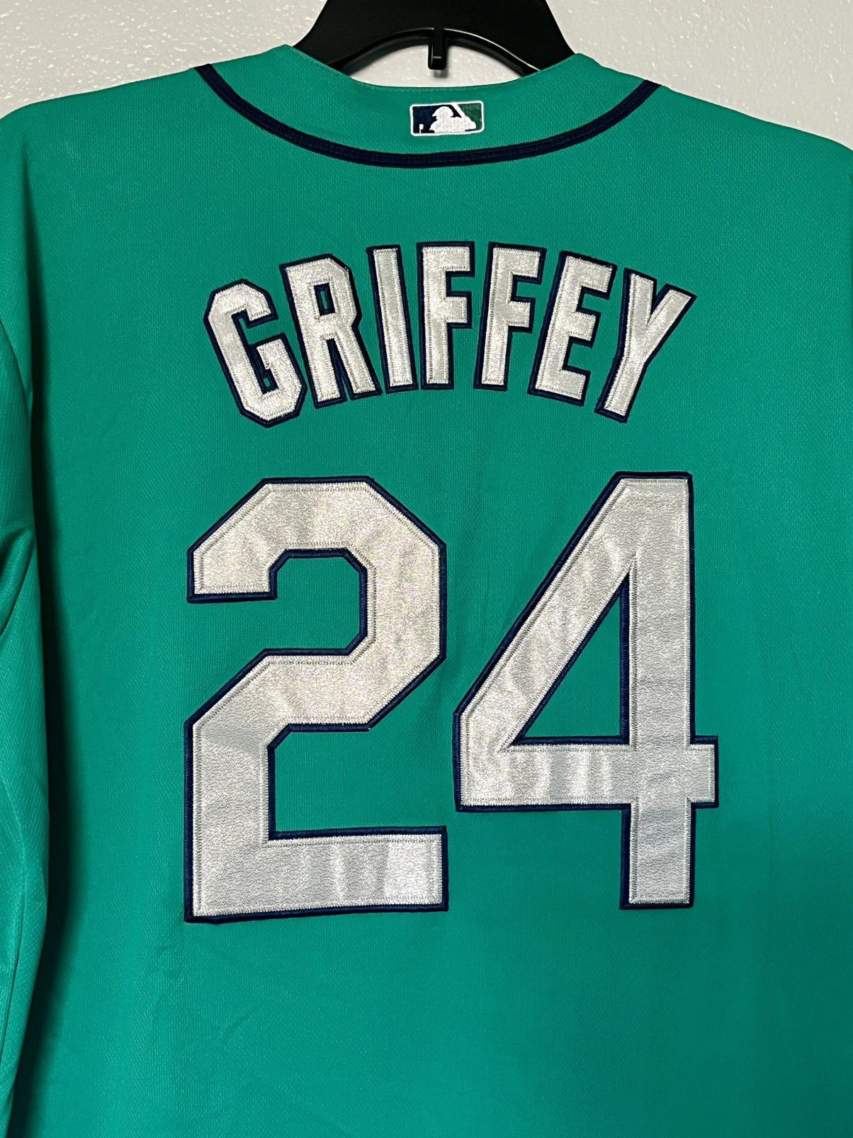 Majestic KEN GRIFFEY Jr. MAJESTIC SEATTLE MARINERS Authentic JERSEY Size US XXL / EU 58 / 5 - 9 Thumbnail
