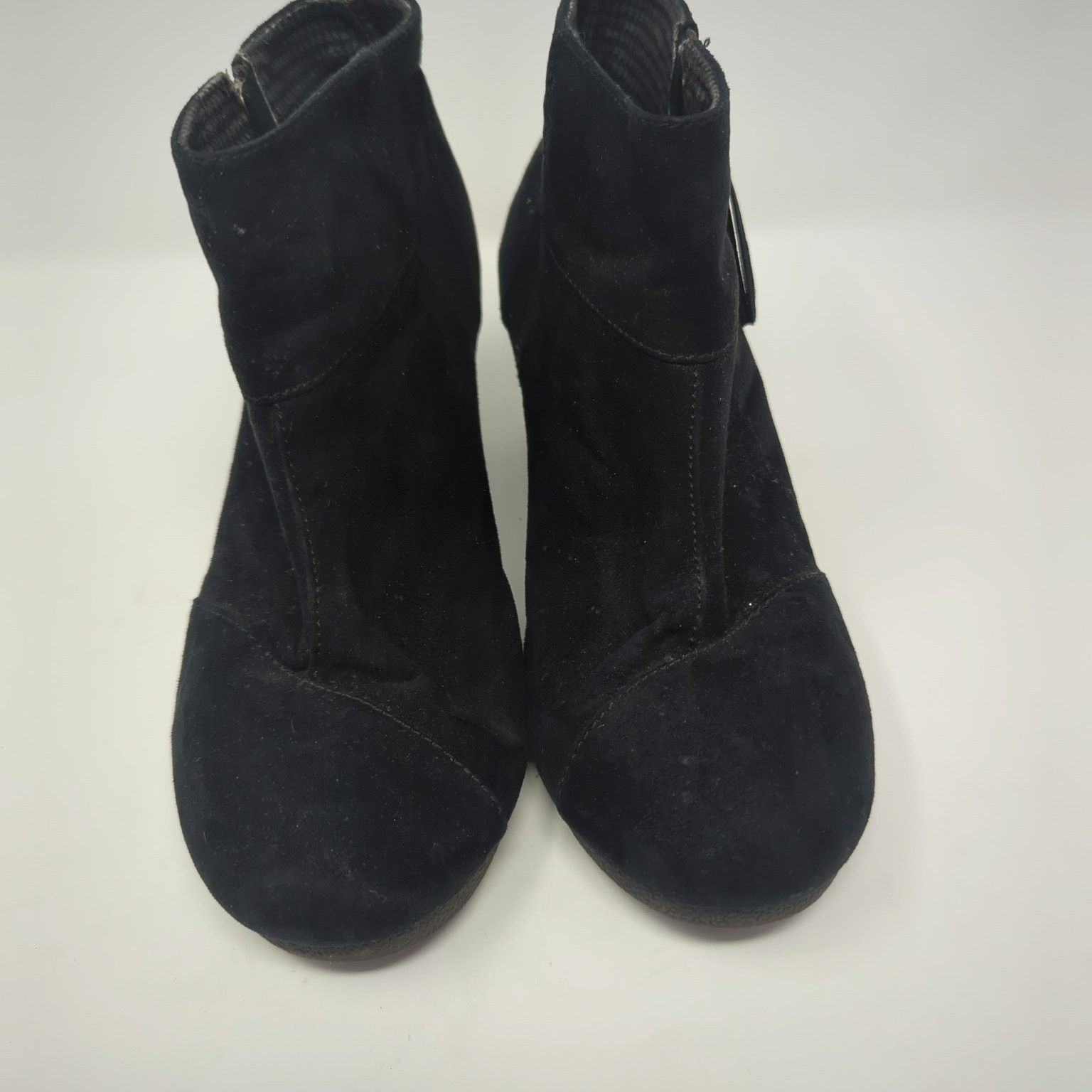 Other Attention Emmy Black Booties Wedges Booties Womens Size 7 Size US 7 / IT 37 - 3 Thumbnail