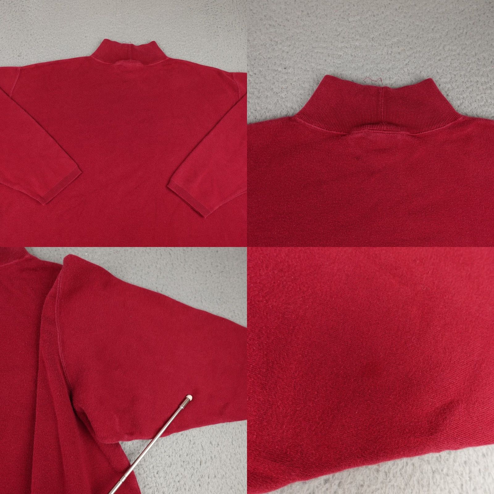 Eddie Bauer VINTAGE Eddie Bauer Sweater Womens 2XL Red Turtleneck Long Sleeve Made In USA Size XXL / US 16-18 / IT 52-54 - 8 Thumbnail