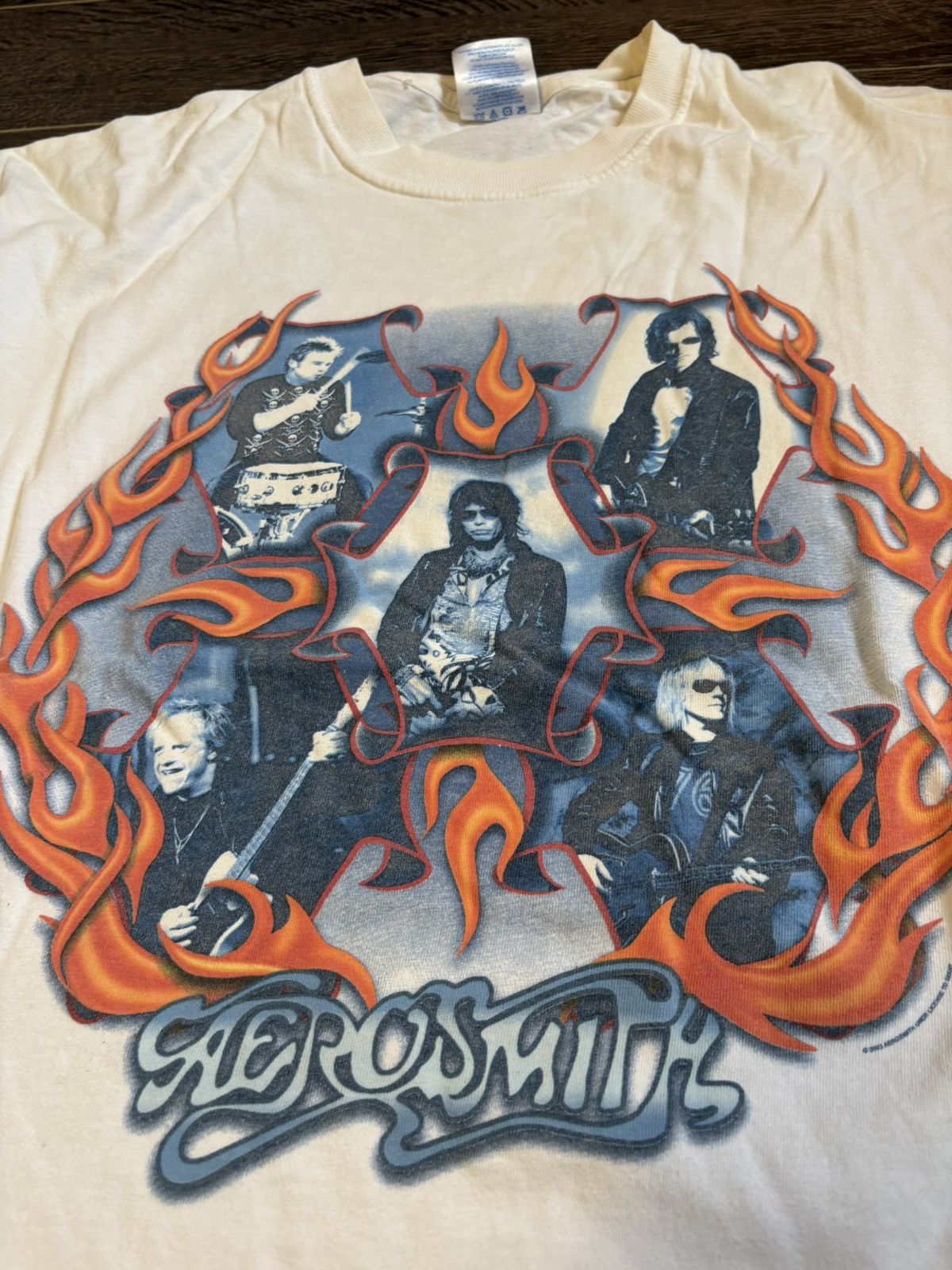 Aerosmith Real 2003 aerosmith tee Size US L / EU 52-54 / 3 - 2 Thumbnail