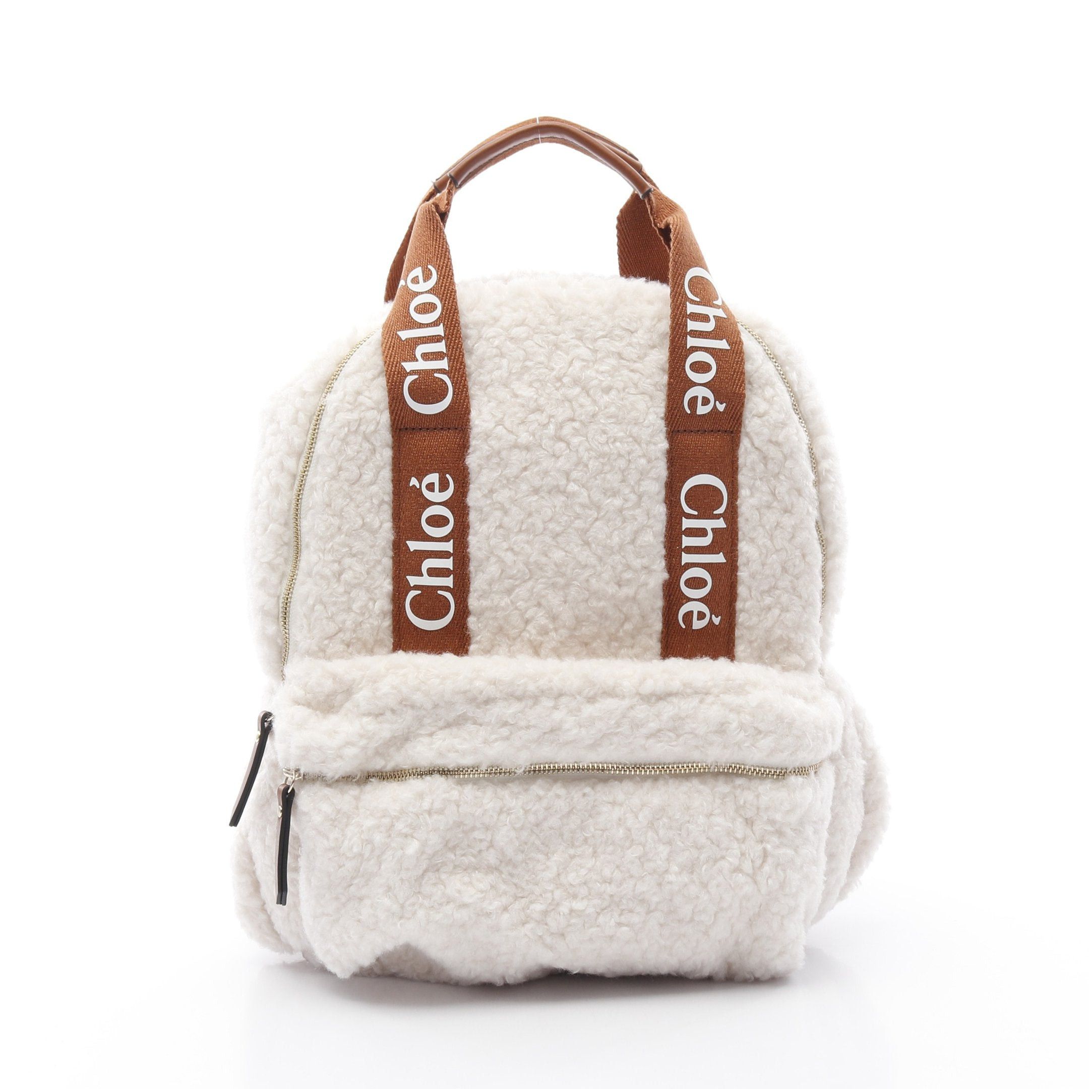 Chloé Canvas Leather Backpack Brown Logo Chloé Canvas Leather Backpack Brown Logo Chloe - Logo