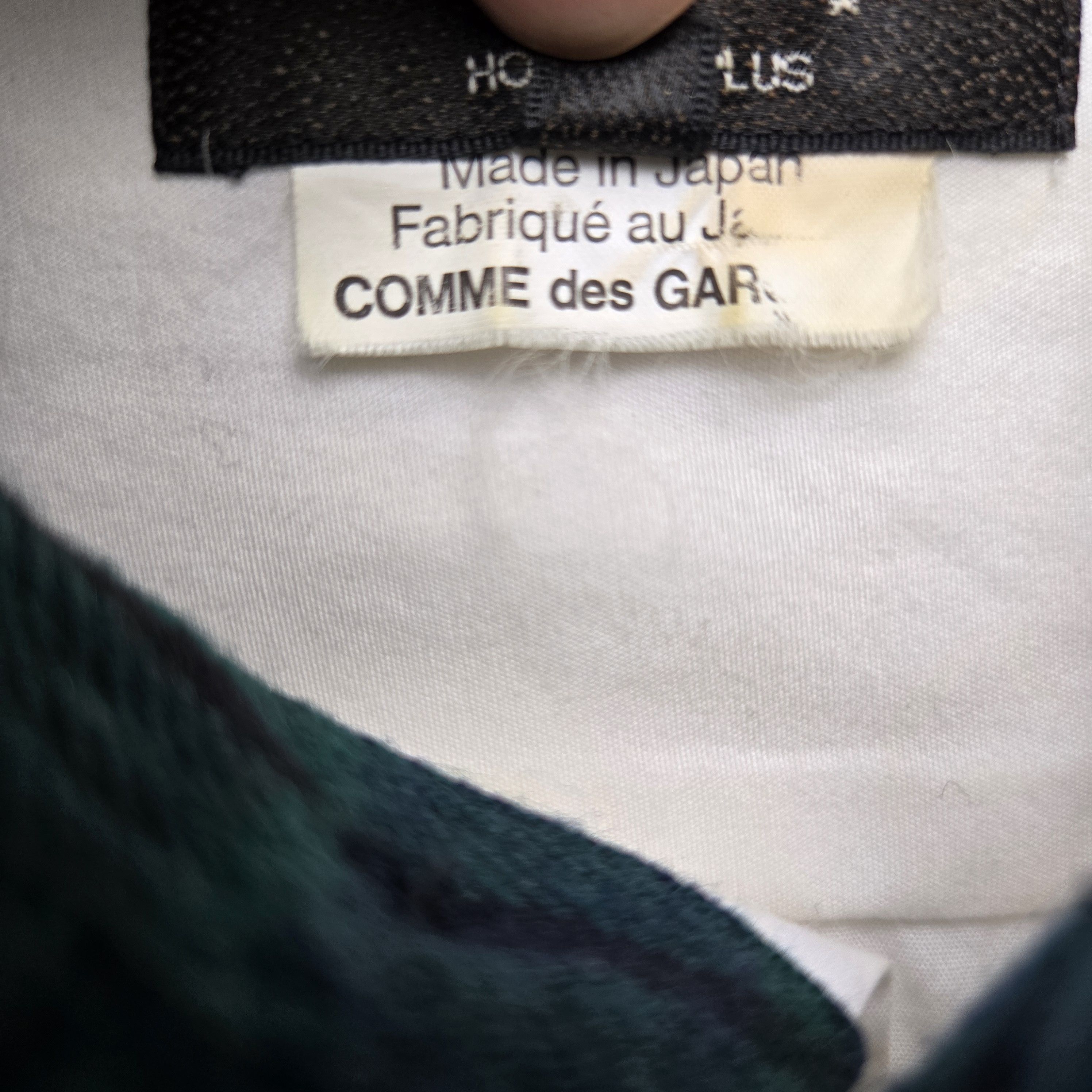 Comme des Garcons Homme Plus Vintage COMME des GARCONS HOMME PLUS Plaids Switching Shirt Size US S / EU 44-46 / 1 - 9 Thumbnail