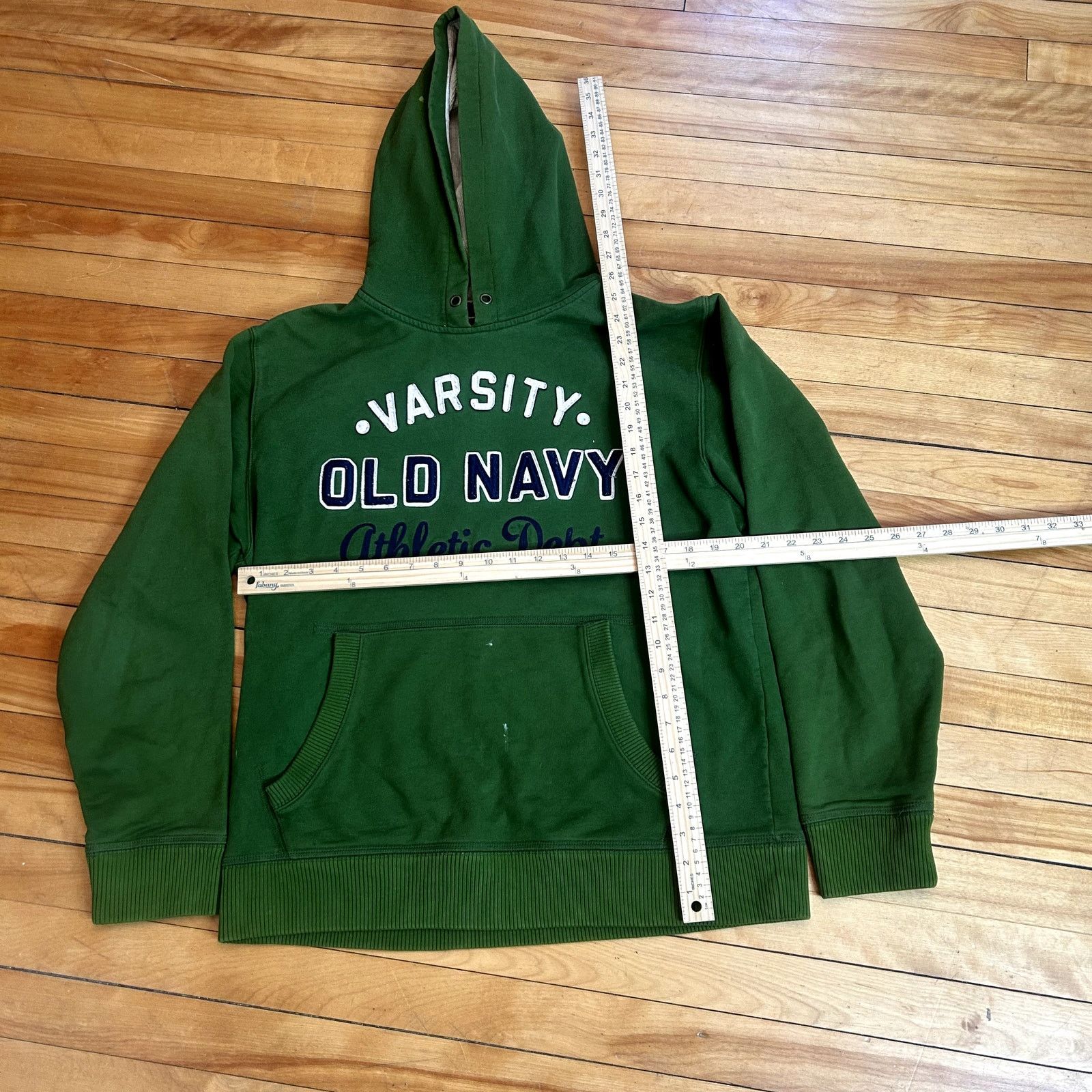 Old Navy Y2K Old Navy Green Hoodie Large Size US L / EU 52-54 / 3 - 3 Thumbnail