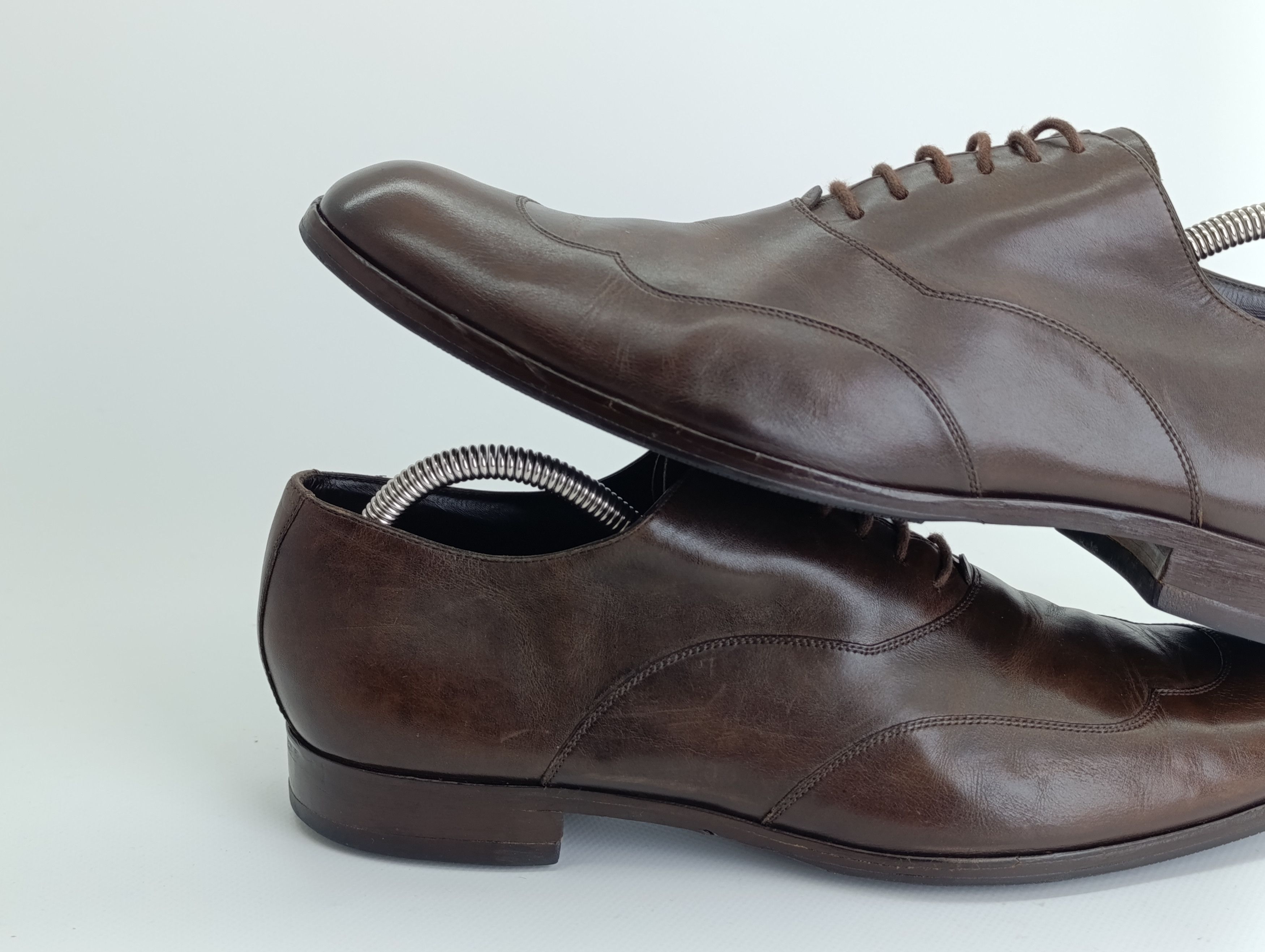 Z Zegna ZEGNA Z LUX LACE UP LEATHER DRESS SHOES Size US 9 / EU 42 - 3 Thumbnail