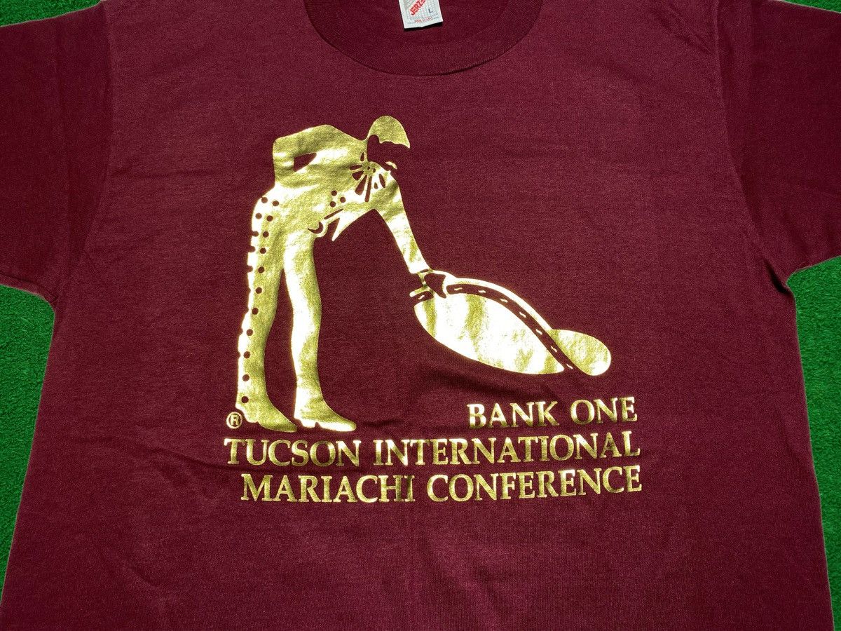 Jerzees Vintage 90’s Mariachi Conference Tee (Large) Size US L / EU 52-54 / 3 - 2 Thumbnail