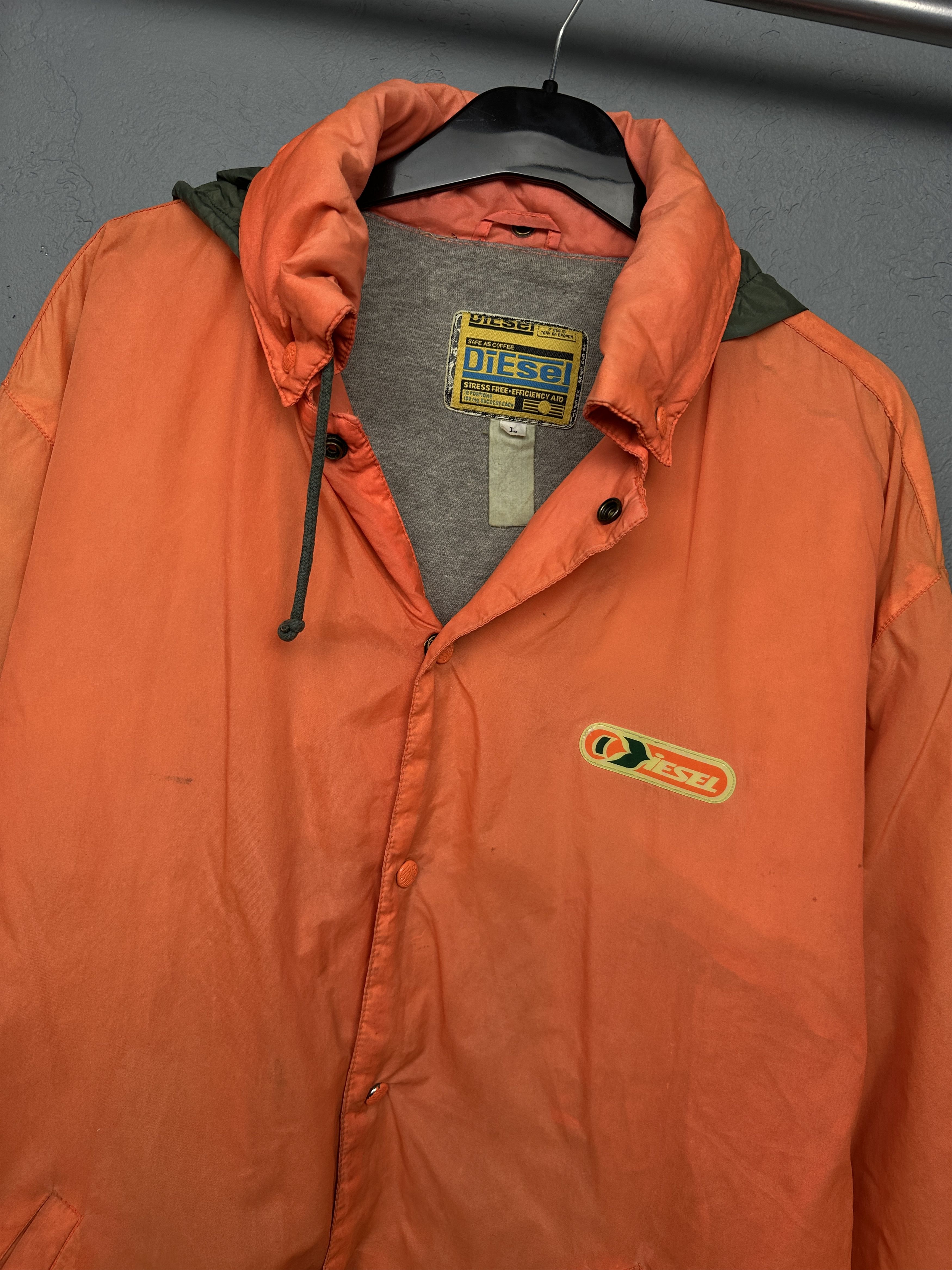 Diesel Diesel 90s Vintage Mens Jacket Size US L / EU 52-54 / 3 - 4 Thumbnail