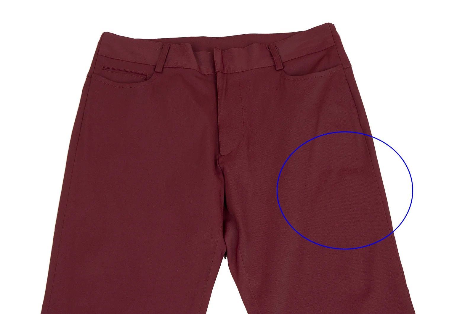 Jean Paul Gaultier Stretch Nylon Cotton Pants in Wine Size 48 Size US 32 / EU 48 - 2 Thumbnail