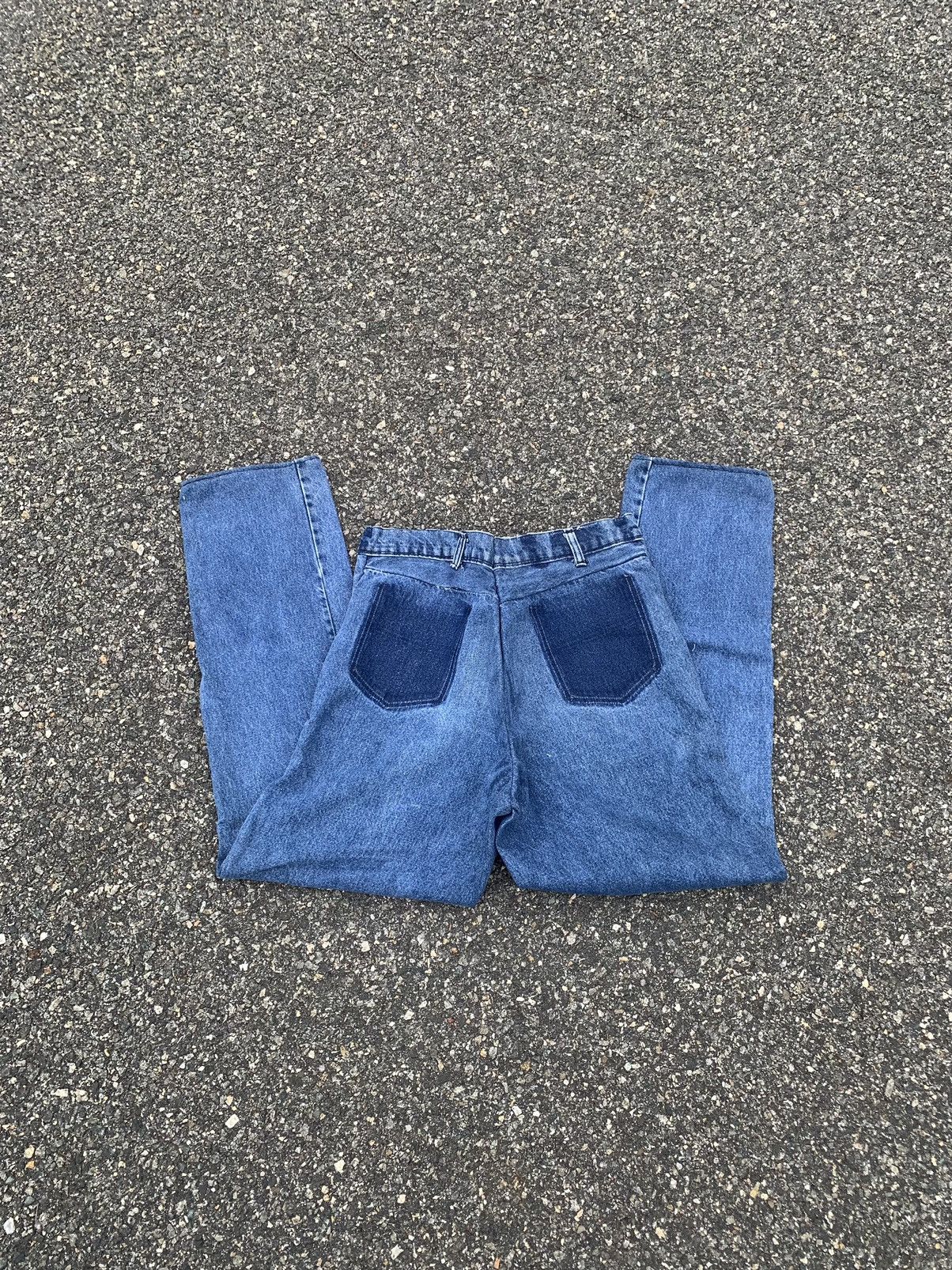 Hype no pocket blue jeans 36x31 relaxed fit Size US 36 / EU 52 - 3 Thumbnail