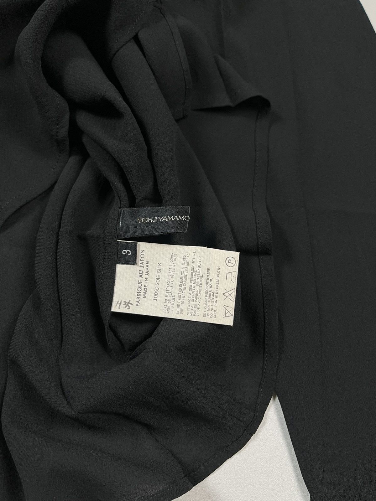 Yohji Yamamoto YOHJI YAMAMOTO+NOIR SILK BLOUSE Size M / US 6-8 / IT 42-44 - 6 Thumbnail