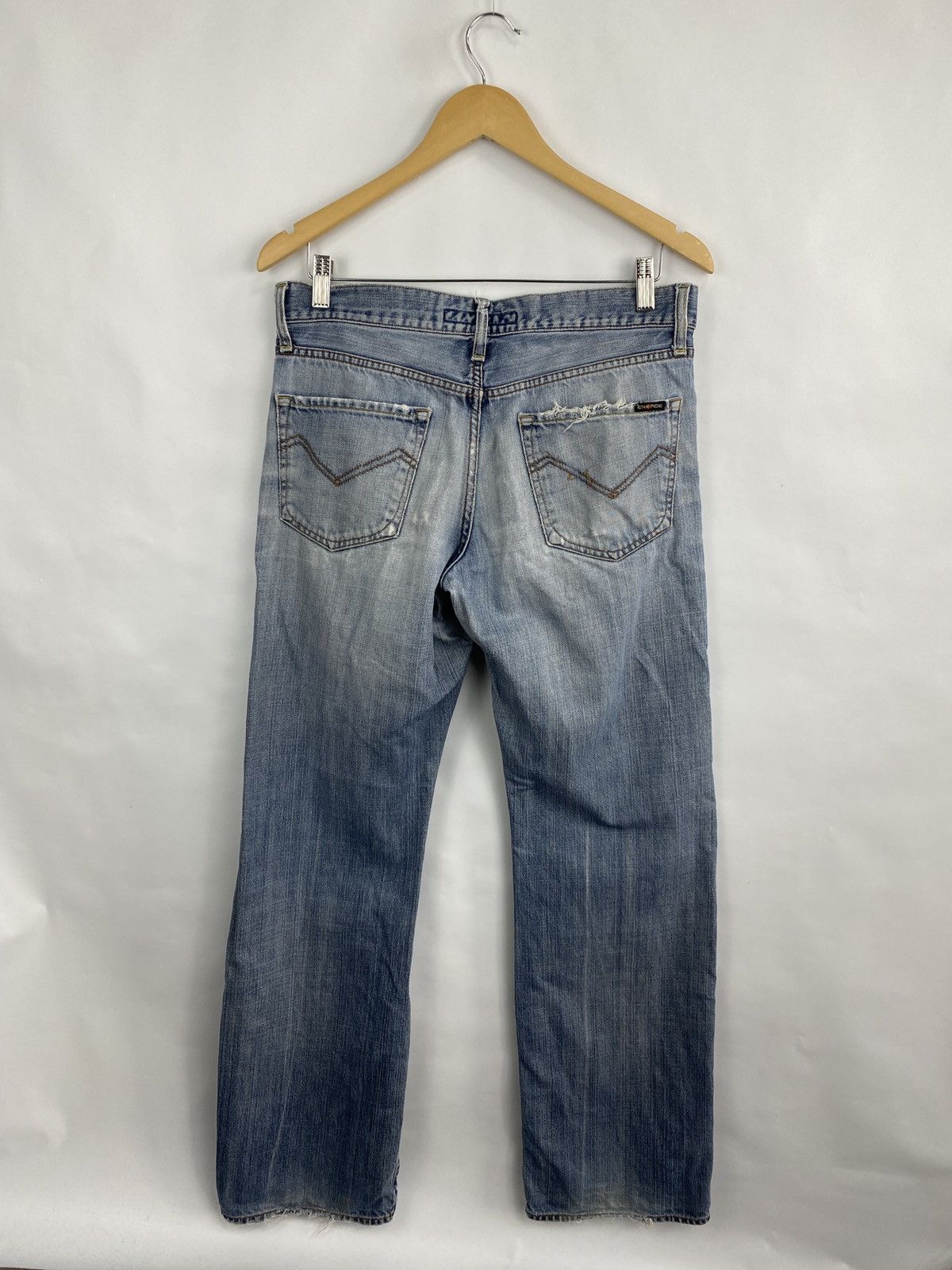 Energie 🇯🇵 Vintage 90s Energie Distressed Japanese Style Y2K Jeans Size US 32 / EU 48 - 11 Thumbnail