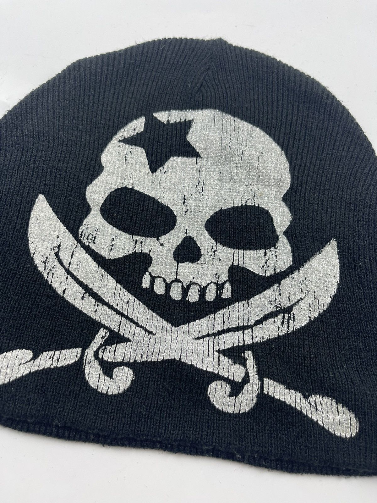 Japanese Brand pirate style skull beanie hat snow cap tc20 Size ONE SIZE - 3 Thumbnail