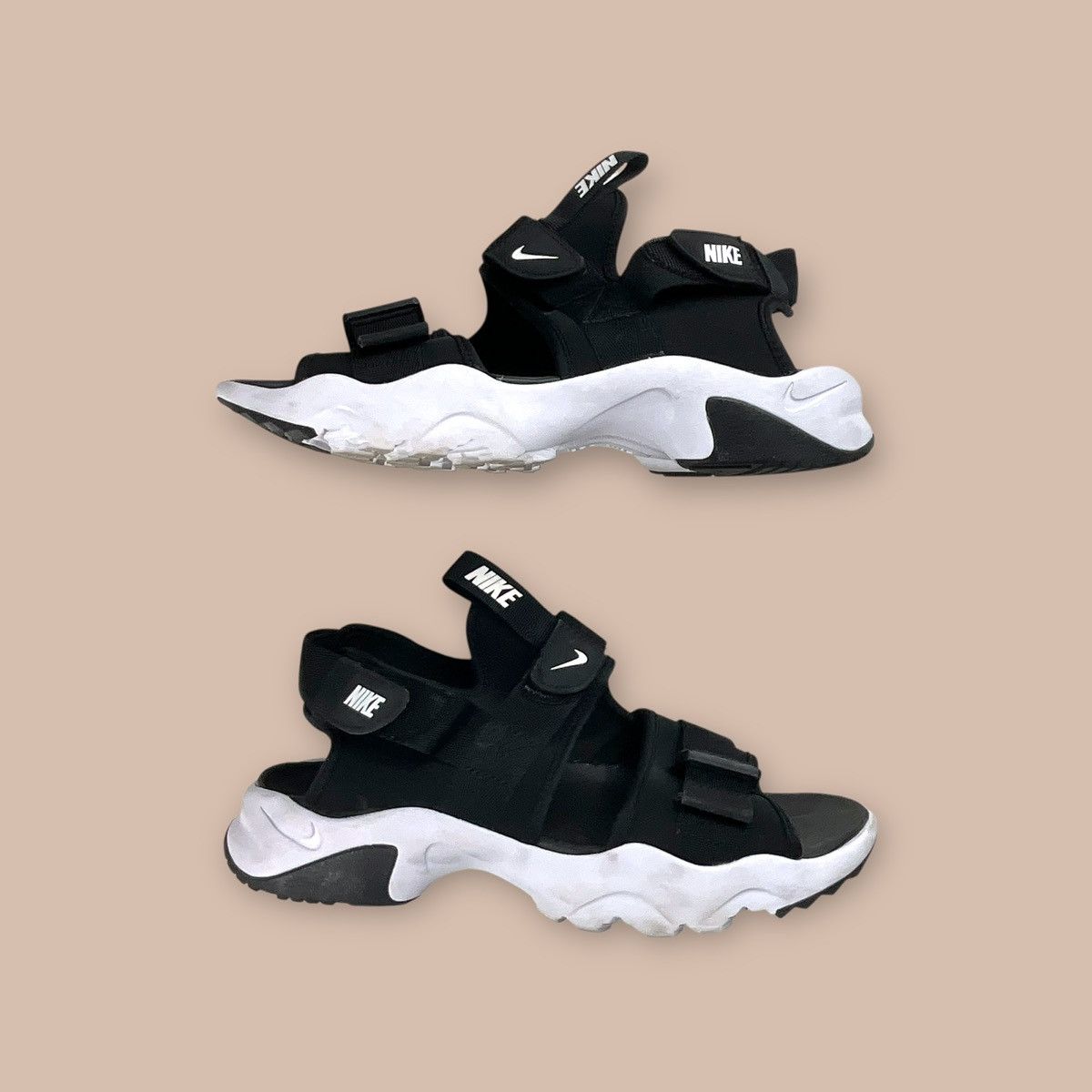 Nike Nike Canyon Sandal 'Black White' Size US 9 / EU 42 - 12 Thumbnail