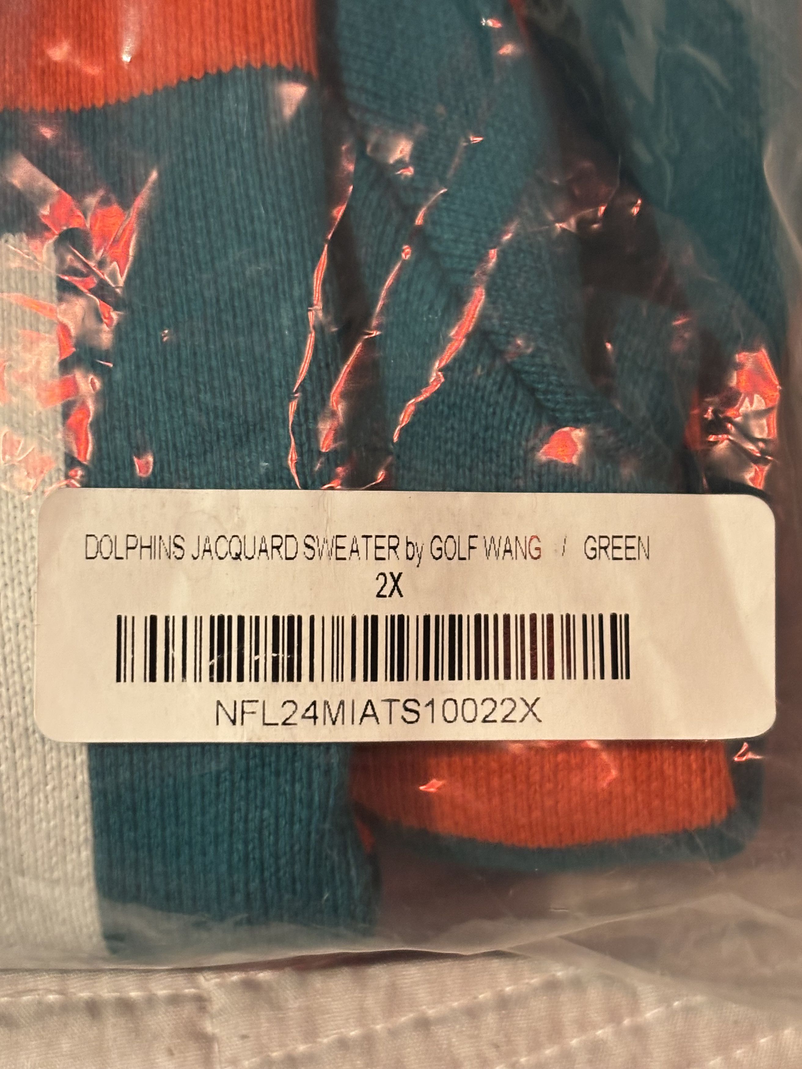 Golf Wang × NFL Dolphins Jacquard Sweater Size US XXL / EU 58 / 5 - 8 Thumbnail