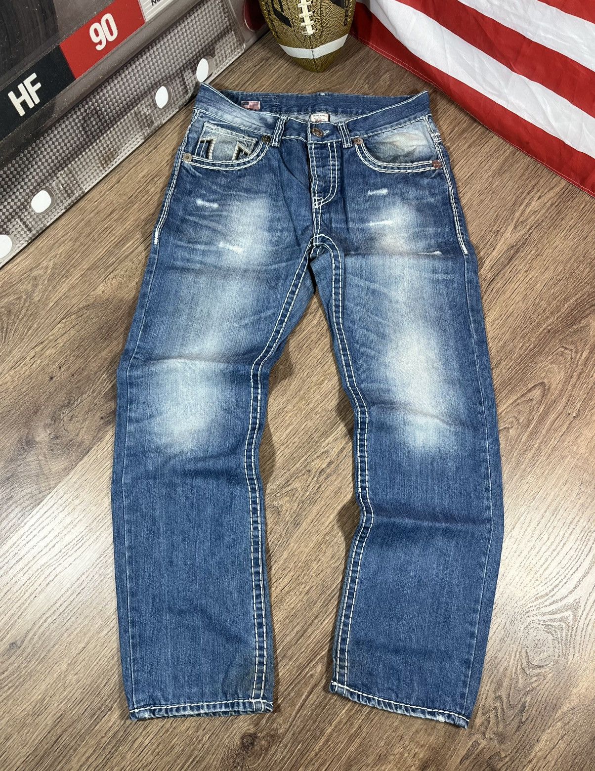 True Religion True Religion Straight Rare Denim Pants Jeans👖 Size US 34 / EU 50 - 2 Thumbnail