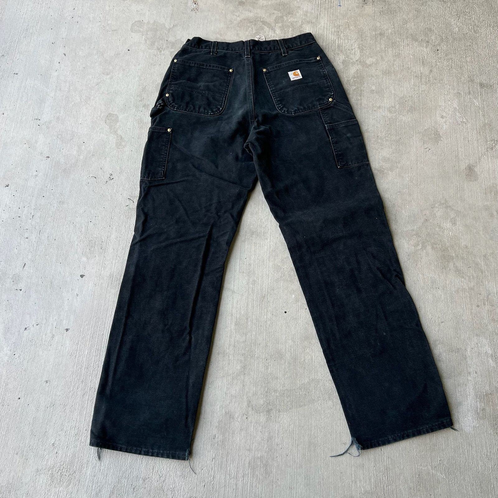 Carhartt × Vintage Carhartt black double knee work wear carpenter pants Size US 29 - 5 Thumbnail