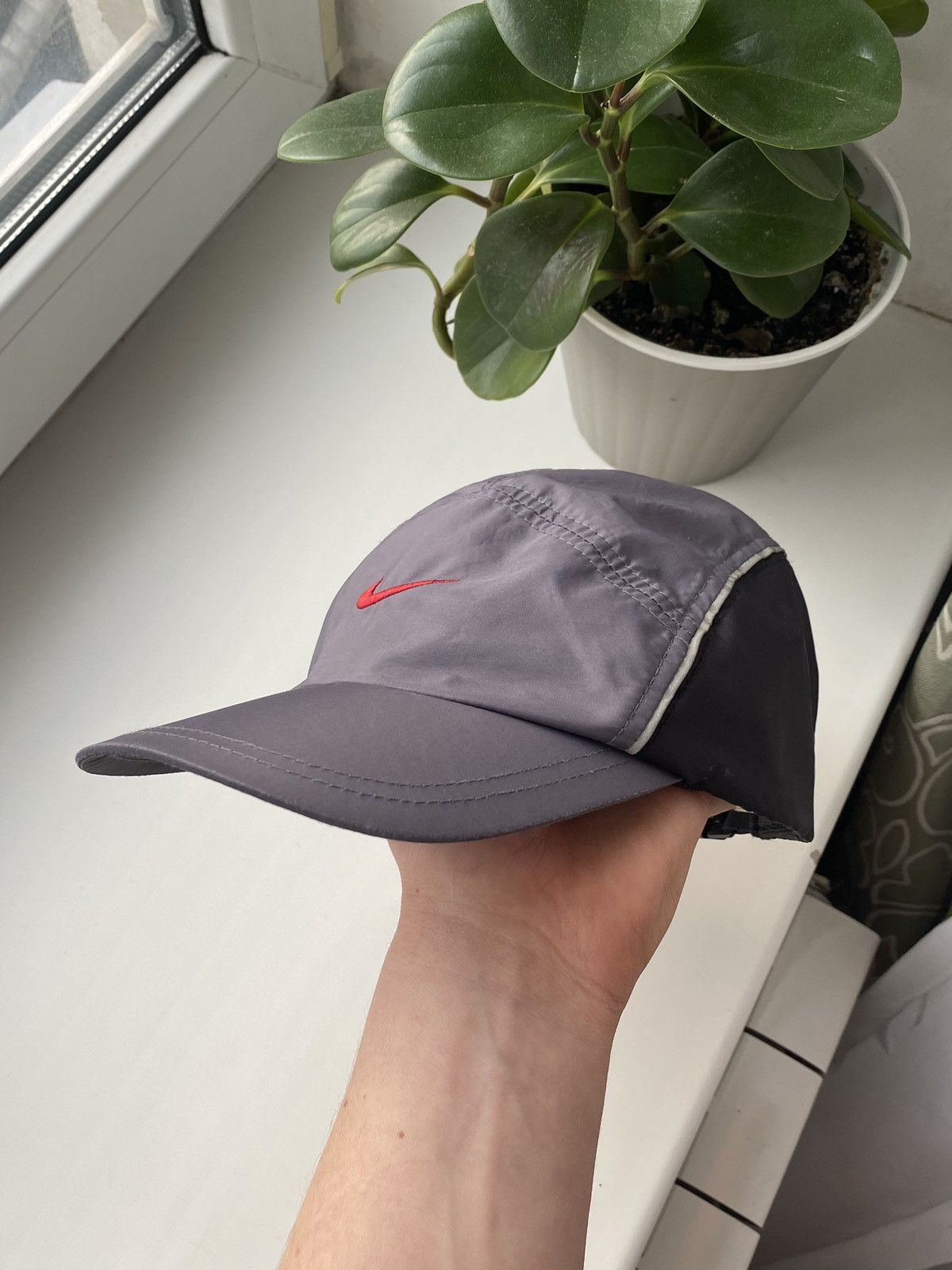 Nike × Vintage Vintage Nike Alpha Project 3M Running 5 Panel Hat Size ONE SIZE - 1 Thumbnail