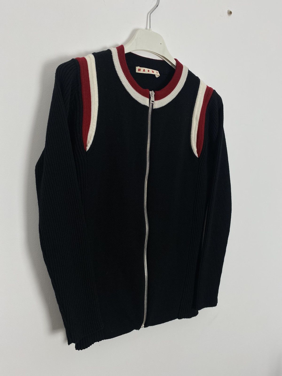 Marni Marni Cardigan Jumper zip fit XS y2k basic luxury old money Size XS / US 0-2 / IT 36-38 - 5 Thumbnail