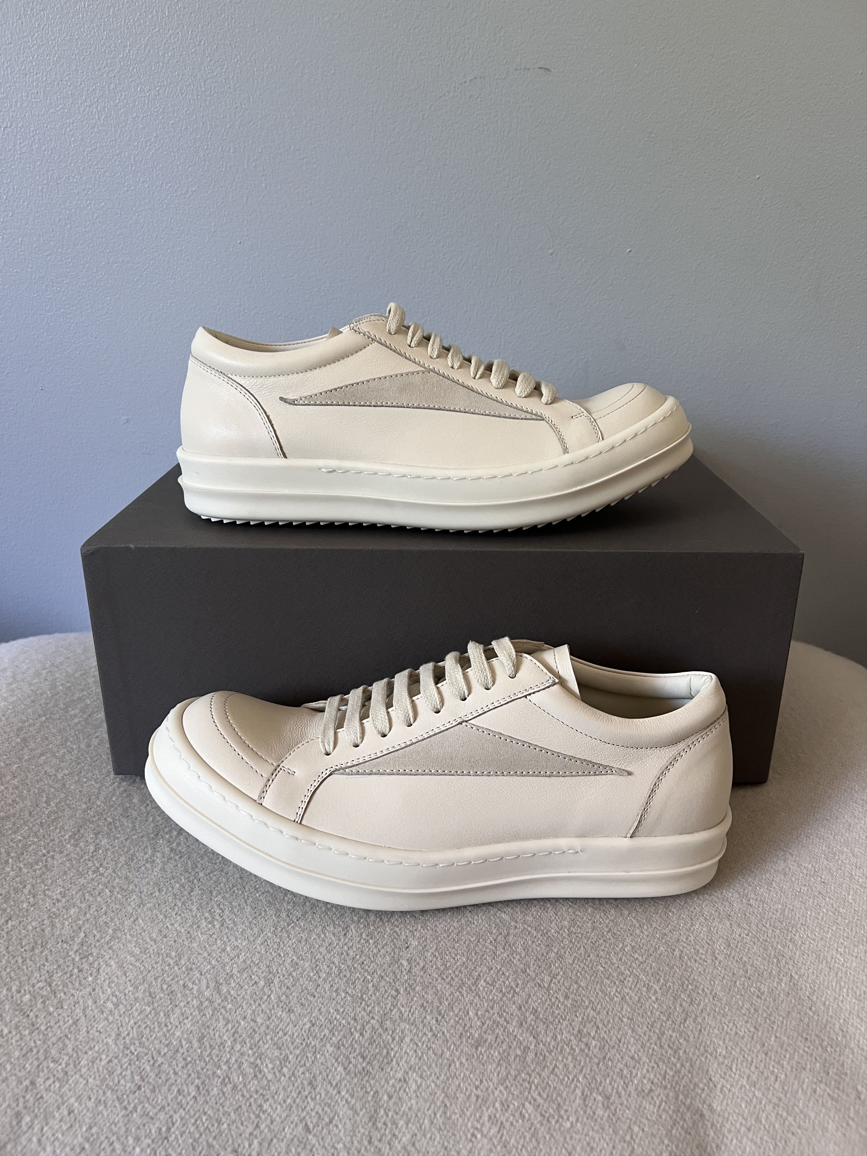 Rick Owens Rick Owens Vintage Sneaks in White Leather Size US 10 / IT 40 - 2 Thumbnail