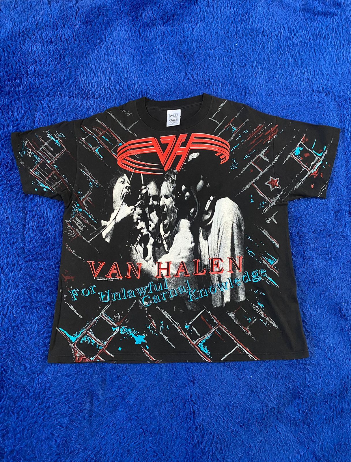Vintage Vintage shirt Van Halen for Unlawful Carnal Knowledge AOP Size US L / EU 52-54 / 3 - 1 Thumbnail