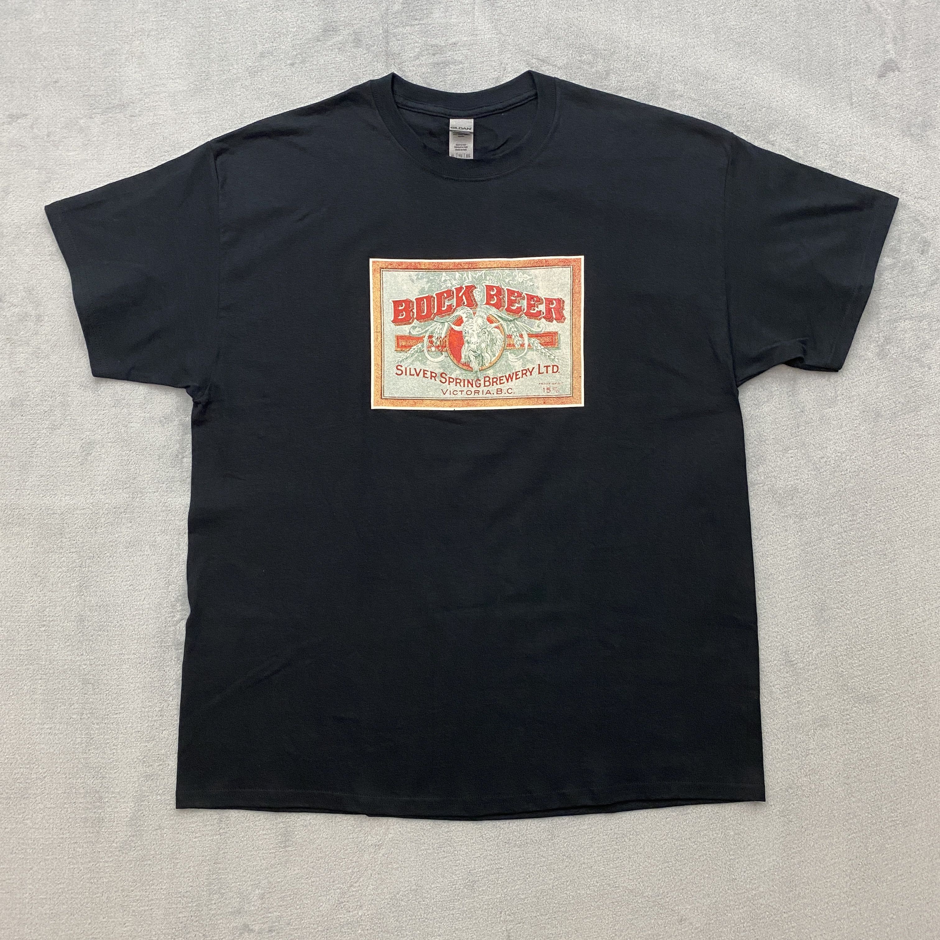 Gildan SILVER SPRING BREWERY T Shirt XL BOCK BEER S/S Vancouver BC Size US XL / EU 56 / 4 - 1 Thumbnail