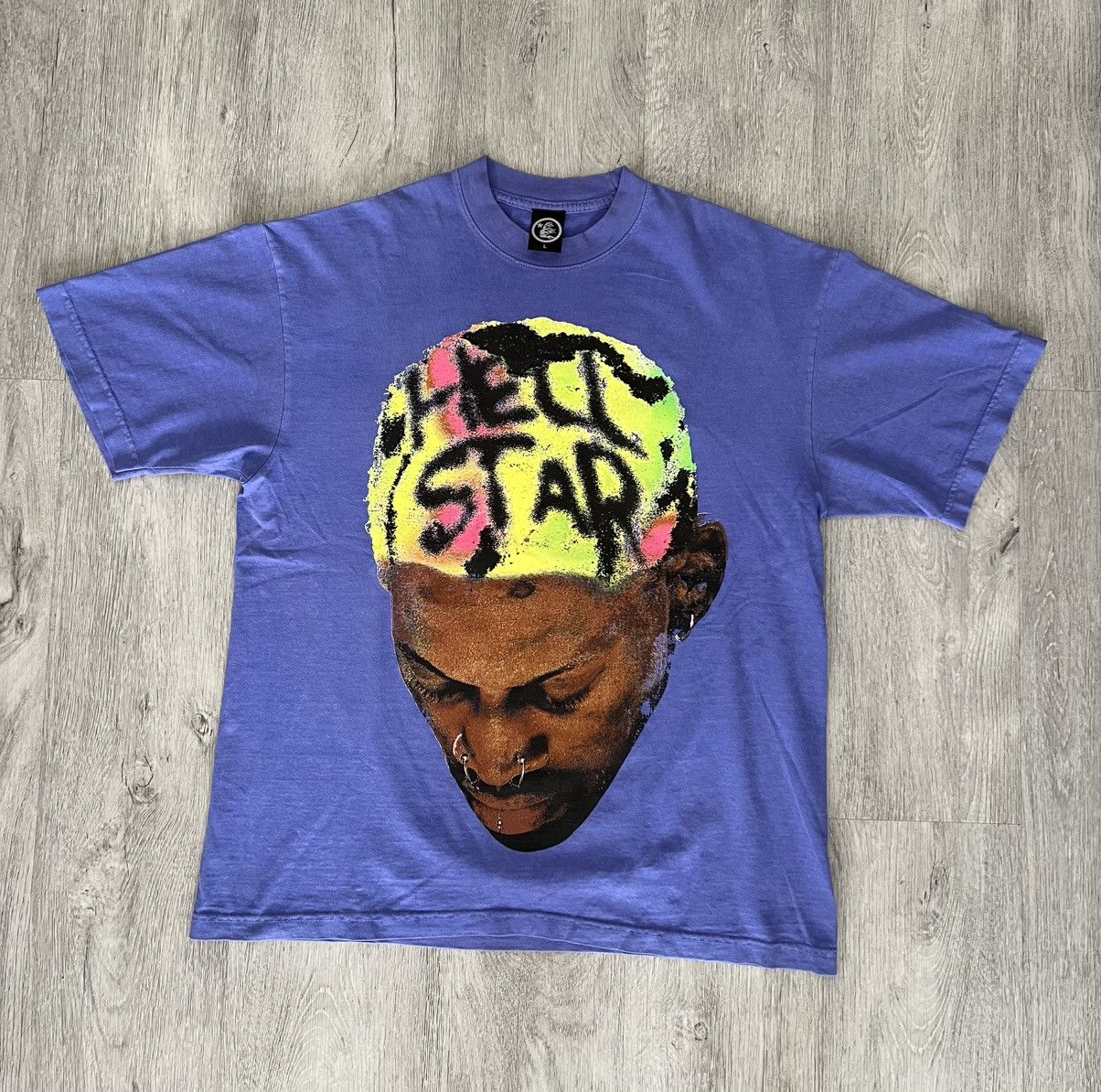 Hellstar Dennis Rodman T-Shirt Purple
