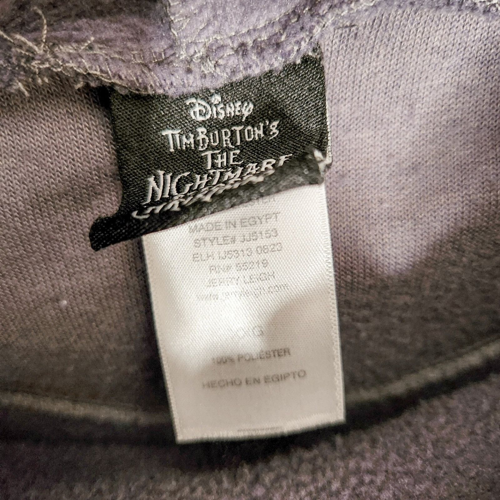Disney Disney Nightmare Before Christmas Grey Hoodie Size XXL Size US XXL / EU 58 / 5 - 4 Thumbnail