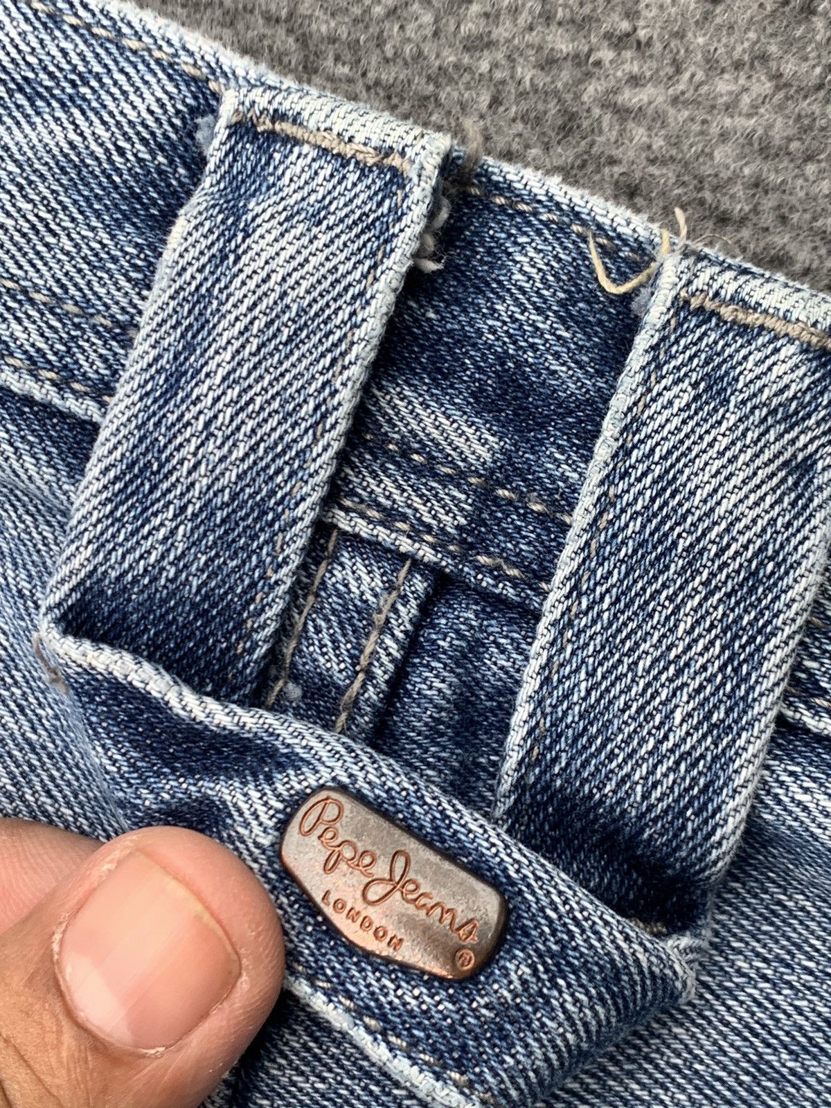 Pepe Jeans Y2K Pepe Jeans London Light Wash Baggy Fit Denim Jeans Size US 36 / EU 52 - 4 Thumbnail