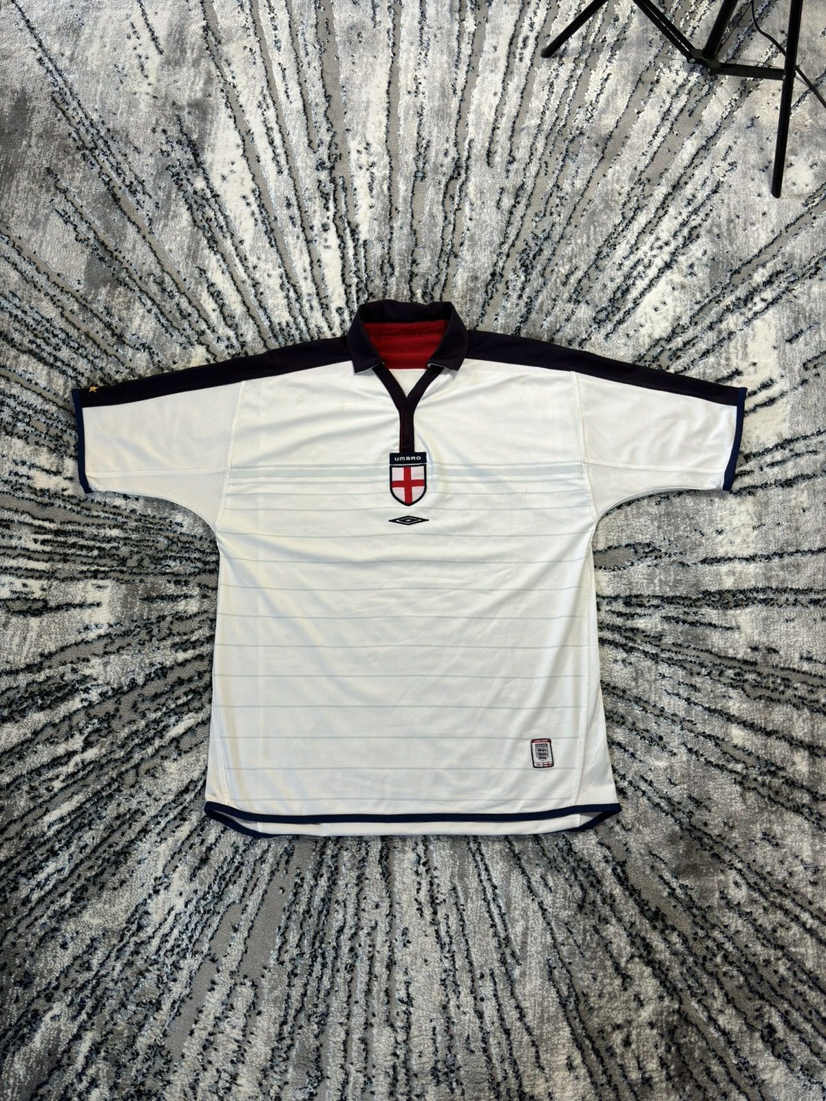 Umbro × Vintage Vintage England Umbro 2003-2005 Football Jersey Soccer Bloke Size US XL / EU 56 / 4 - 1 Thumbnail