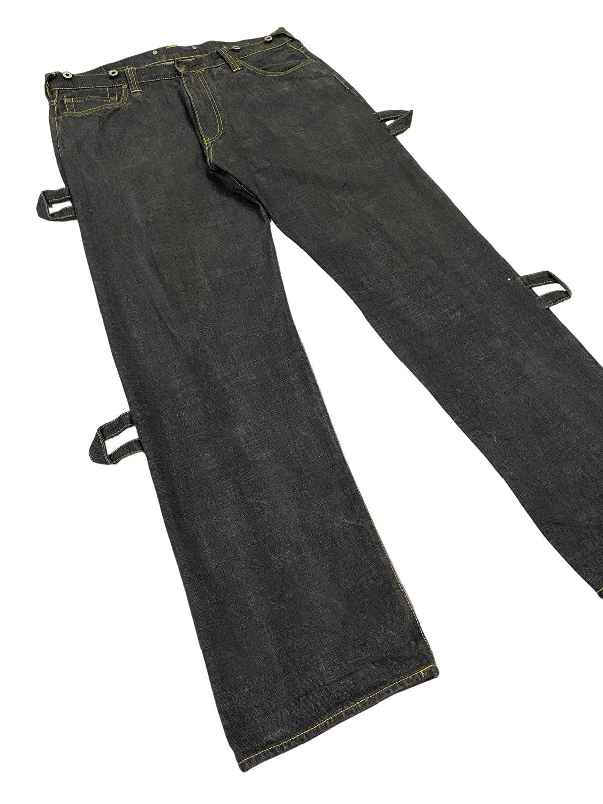 Japanese Brand × Vintage Vintage Bondage Selvedge Denim Pants Size US 36 / EU 52 - 23 Thumbnail