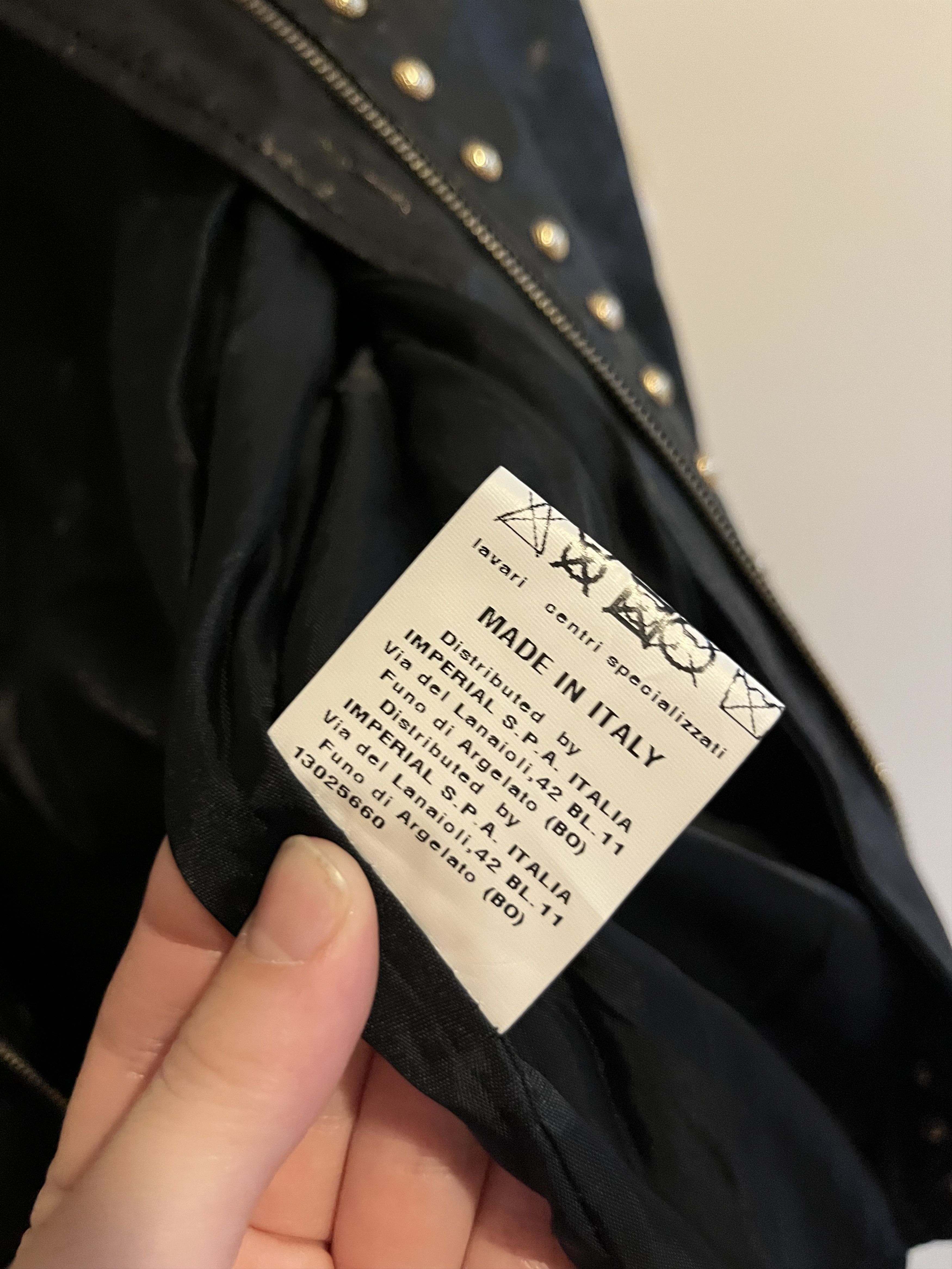 Imperial Imperial studded leather jacket Size M / US 6-8 / IT 42-44 - 4 Thumbnail