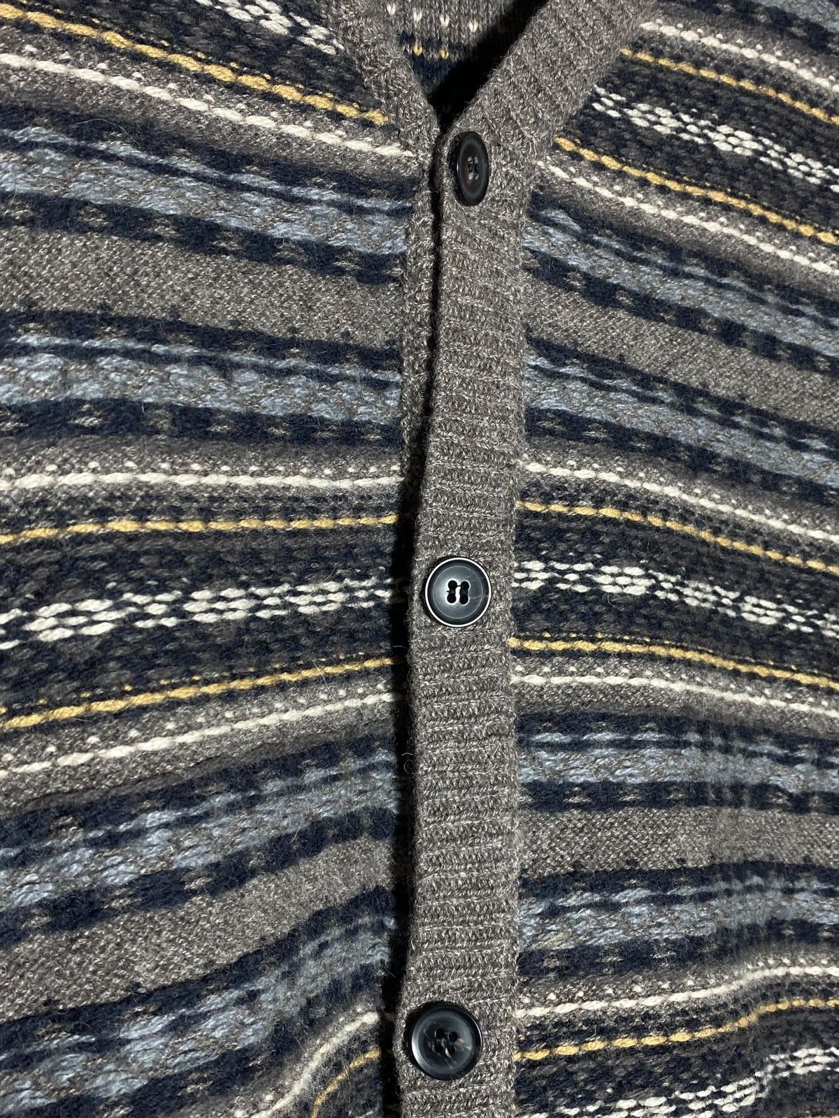Allsaints All Saints by British Millerain Wool Linen Cotton Cardigan Size US M / EU 48-50 / 2 - 4 Thumbnail