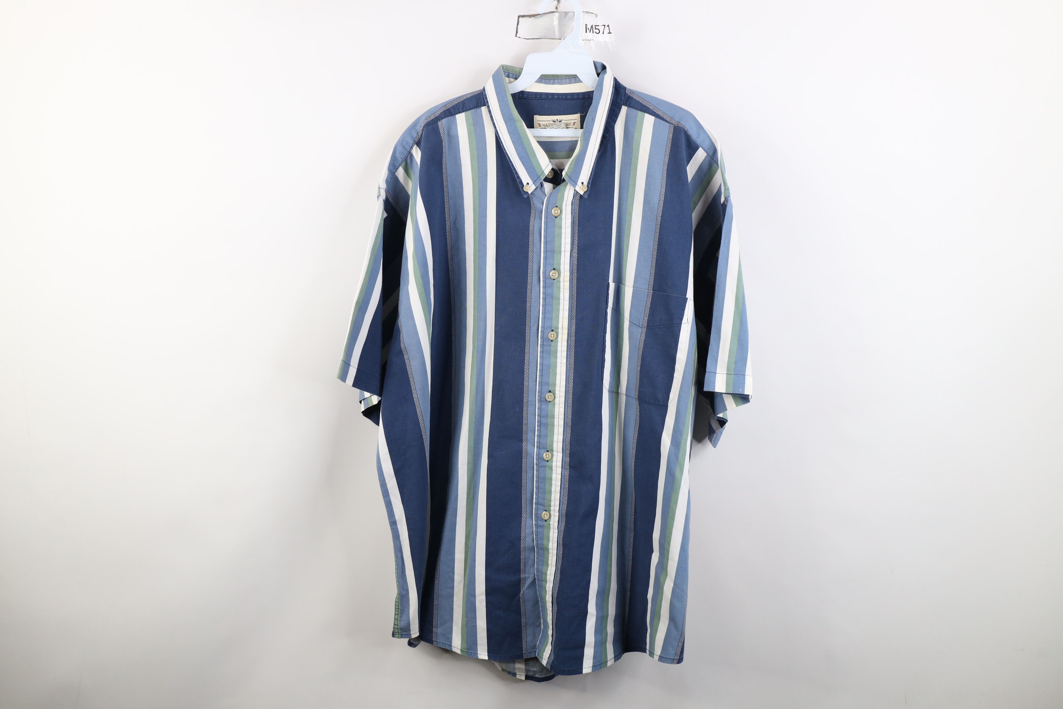 Vintage Vintage 90s Streetwear Short Sleeve Button Down Shirt Size US XXL / EU 58 / 5 - 1 Thumbnail