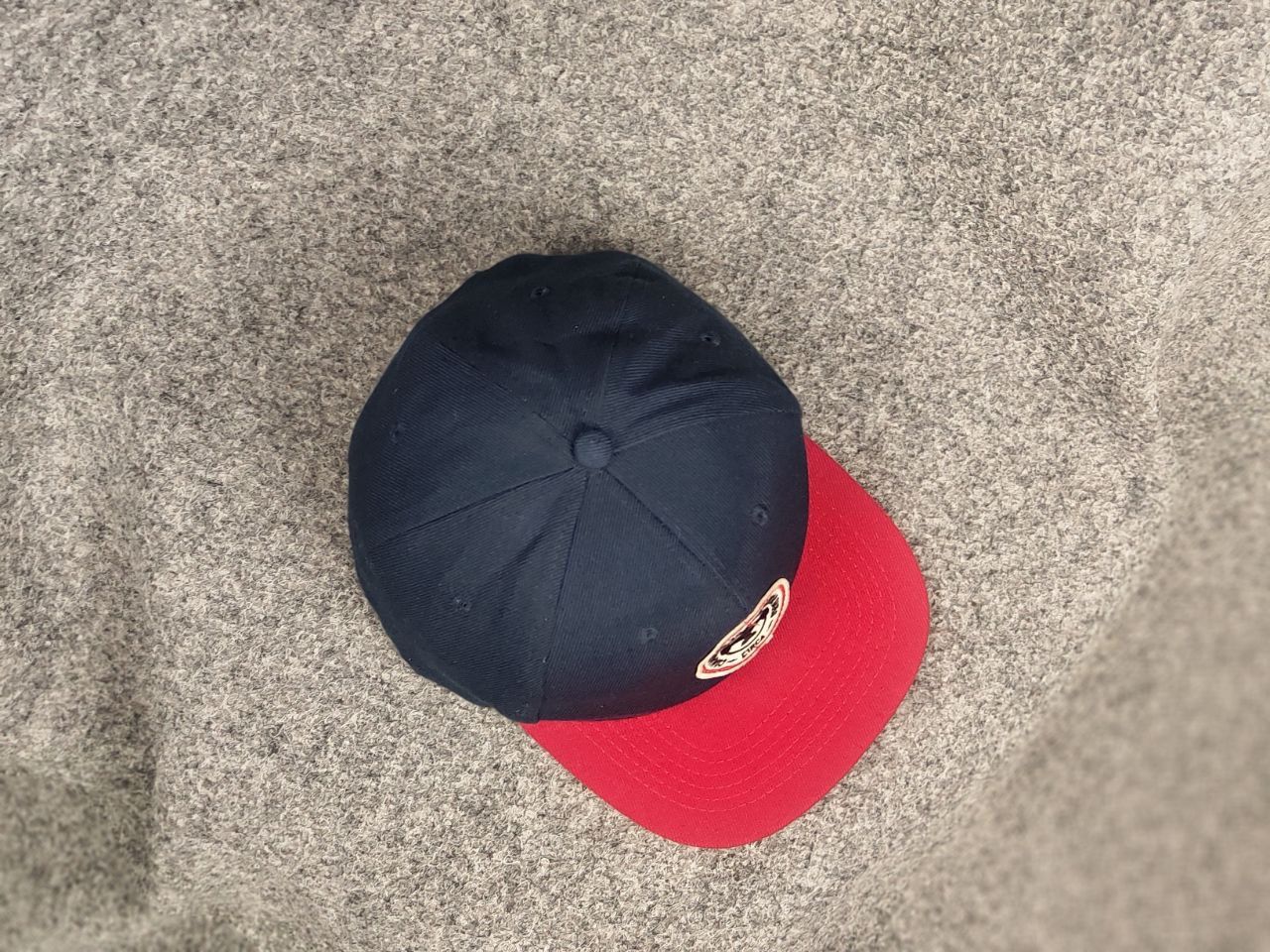 C1RCA Circa C1RCA Vintage skateboard Snapback Patch Hat Navy Red Size ONE SIZE - 6 Thumbnail