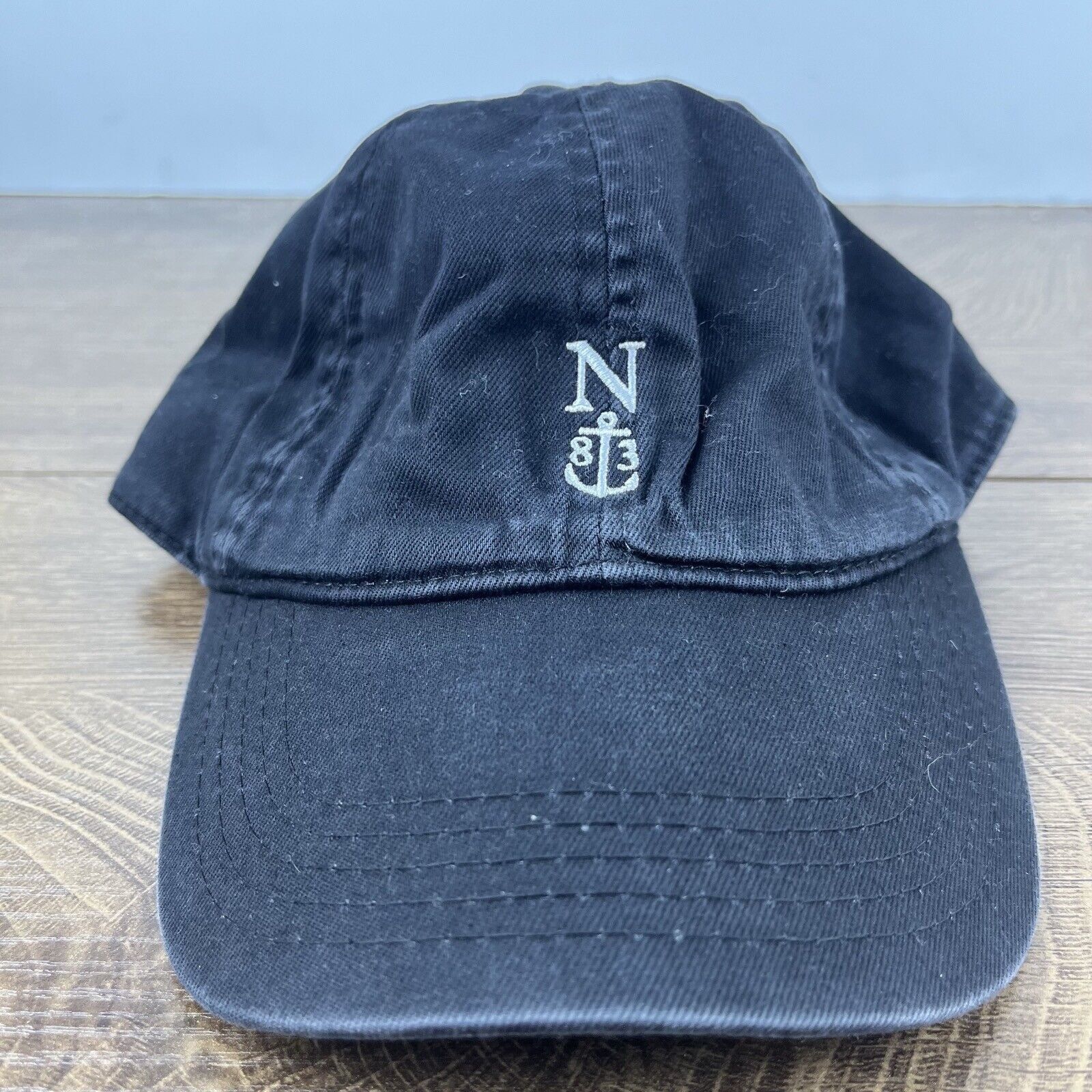 Other North 83 Anchor Hat Black Cap Adjustable Hat Black Adult Fit Size ONE SIZE - 2 Thumbnail