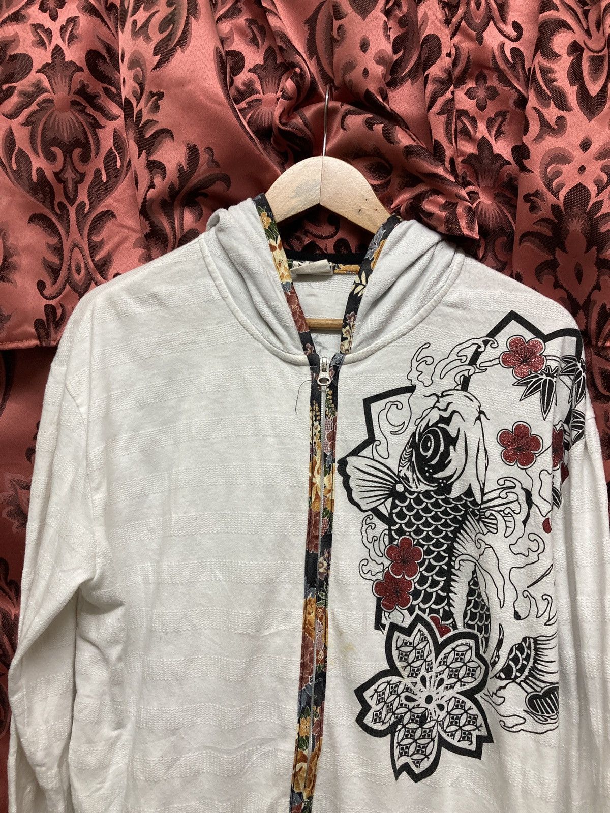 Designer × Japanese Brand Japanese design long sleeve hoodie tee Size US XL / EU 56 / 4 - 4 Thumbnail