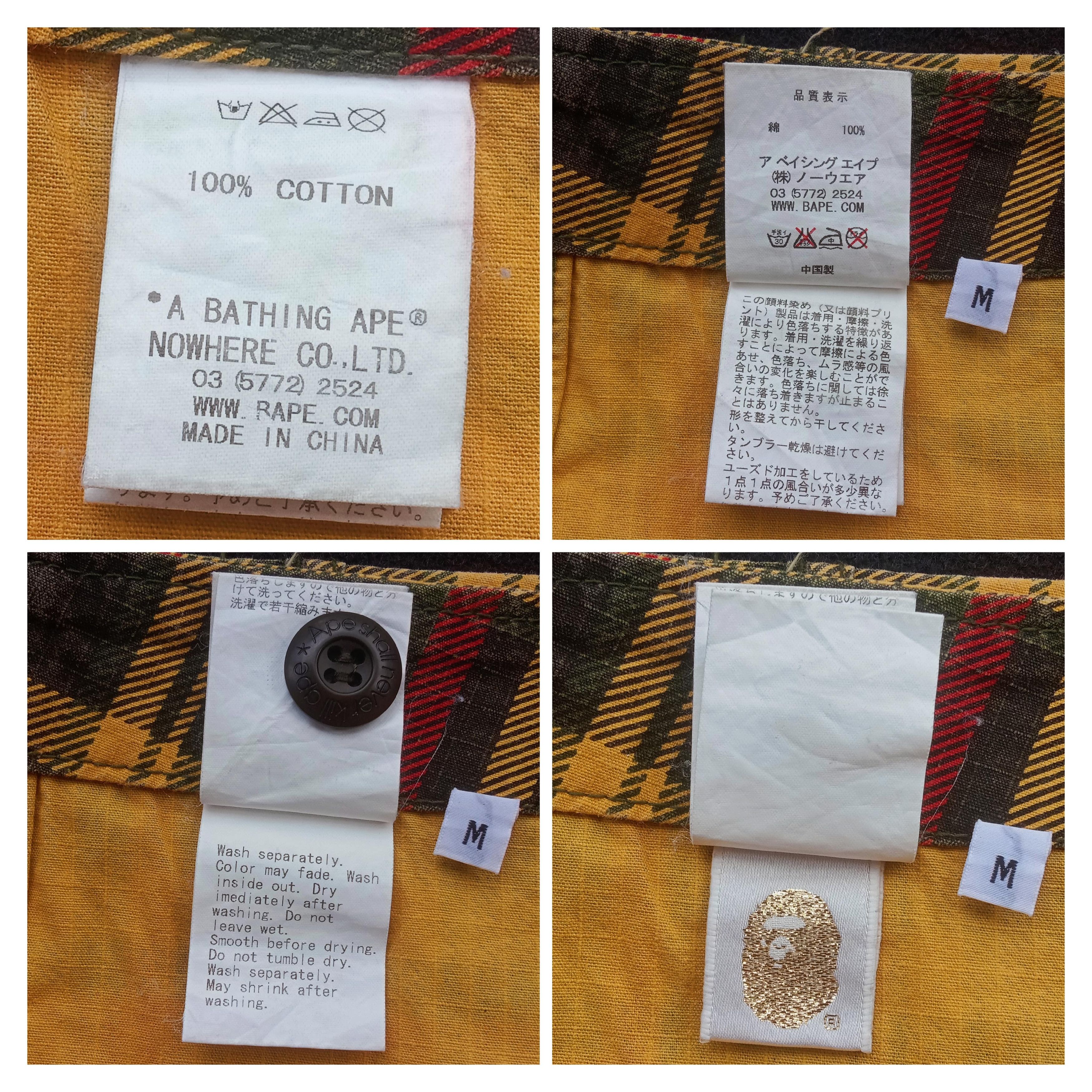 Bape 2008 Bape x Isetan Check Cargo Shorts Size US 32 / EU 48 - 11 Thumbnail